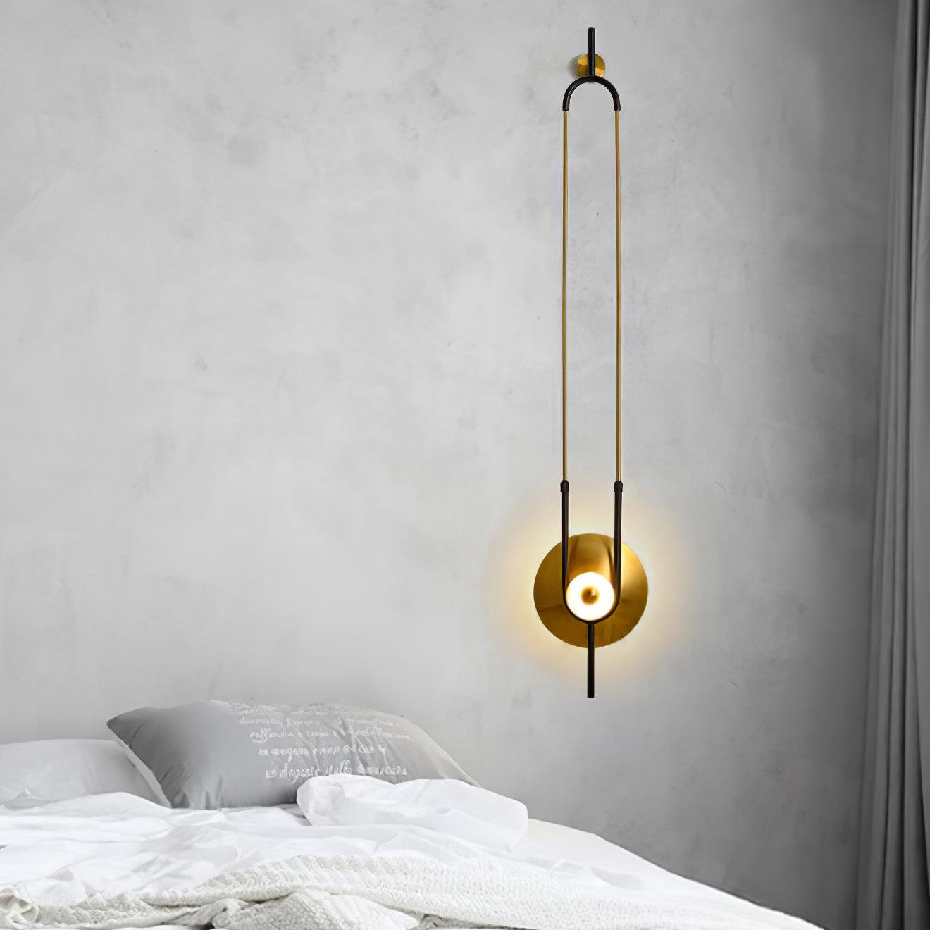 Ellipse Ring Marble Wall Light - Blowlighting