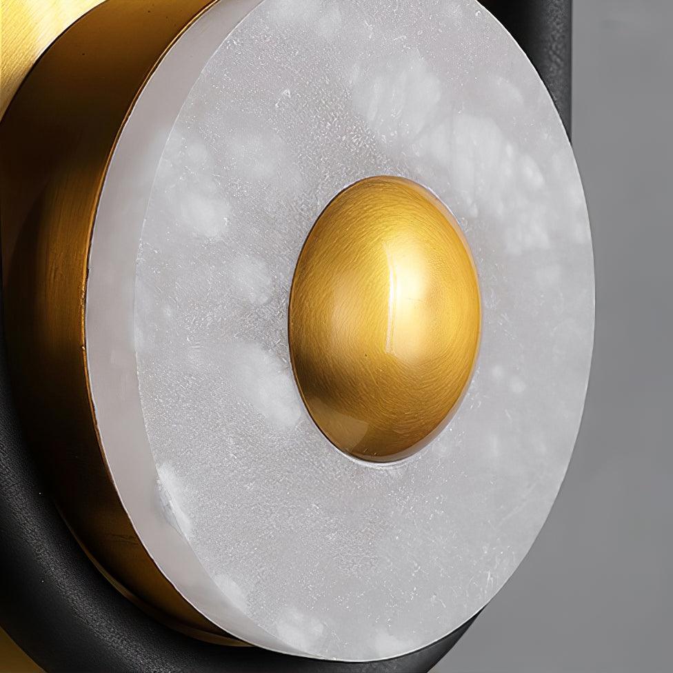 Ellipse Ring Marble Wall Light - Blowlighting