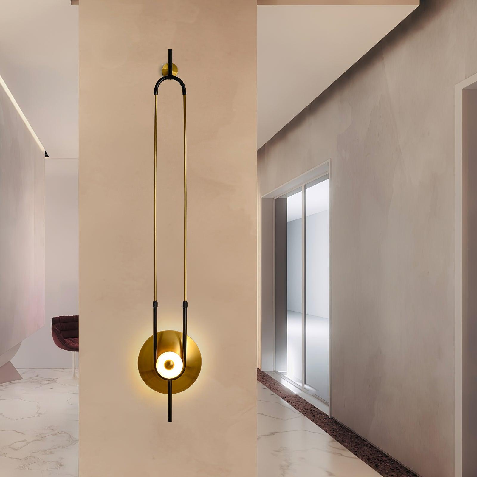 Ellipse Ring Marble Wall Light - Blowlighting