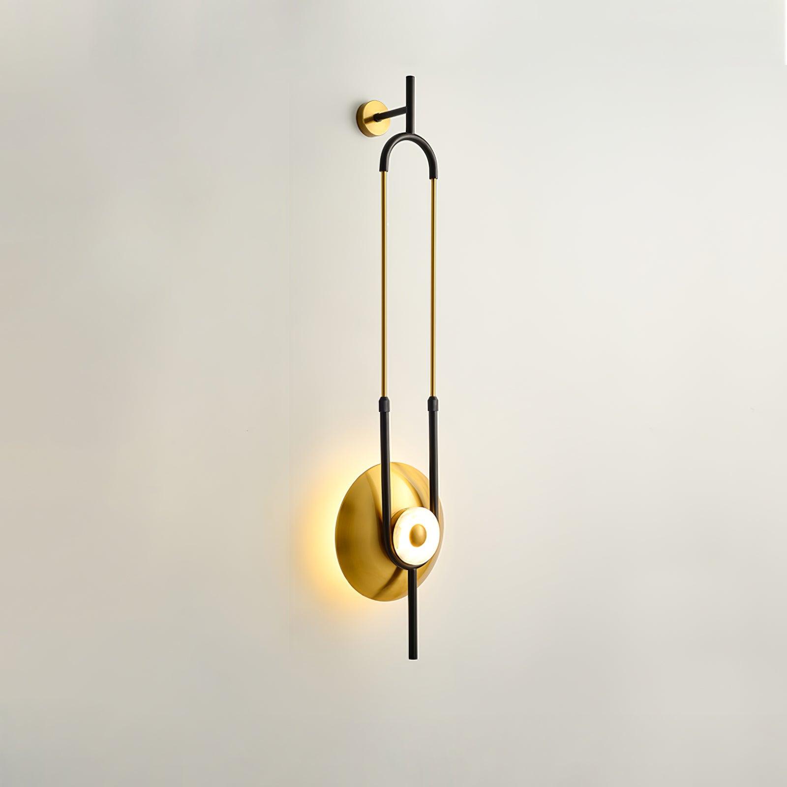 Ellipse Ring Marble Wall Light - Blowlighting