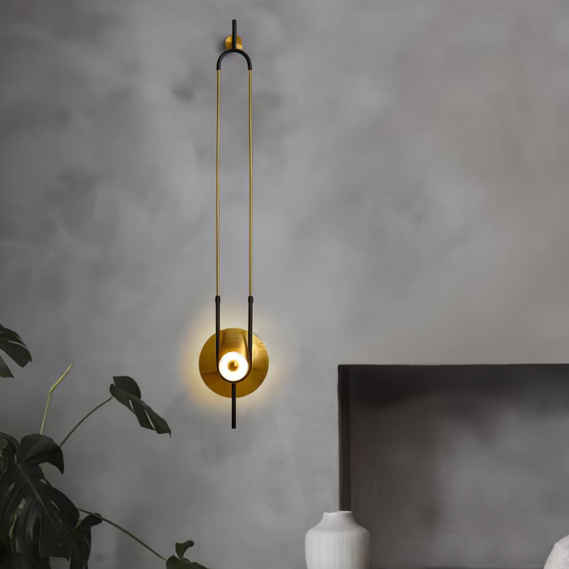 Ellipse Ring Marble Wall Light - Blowlighting