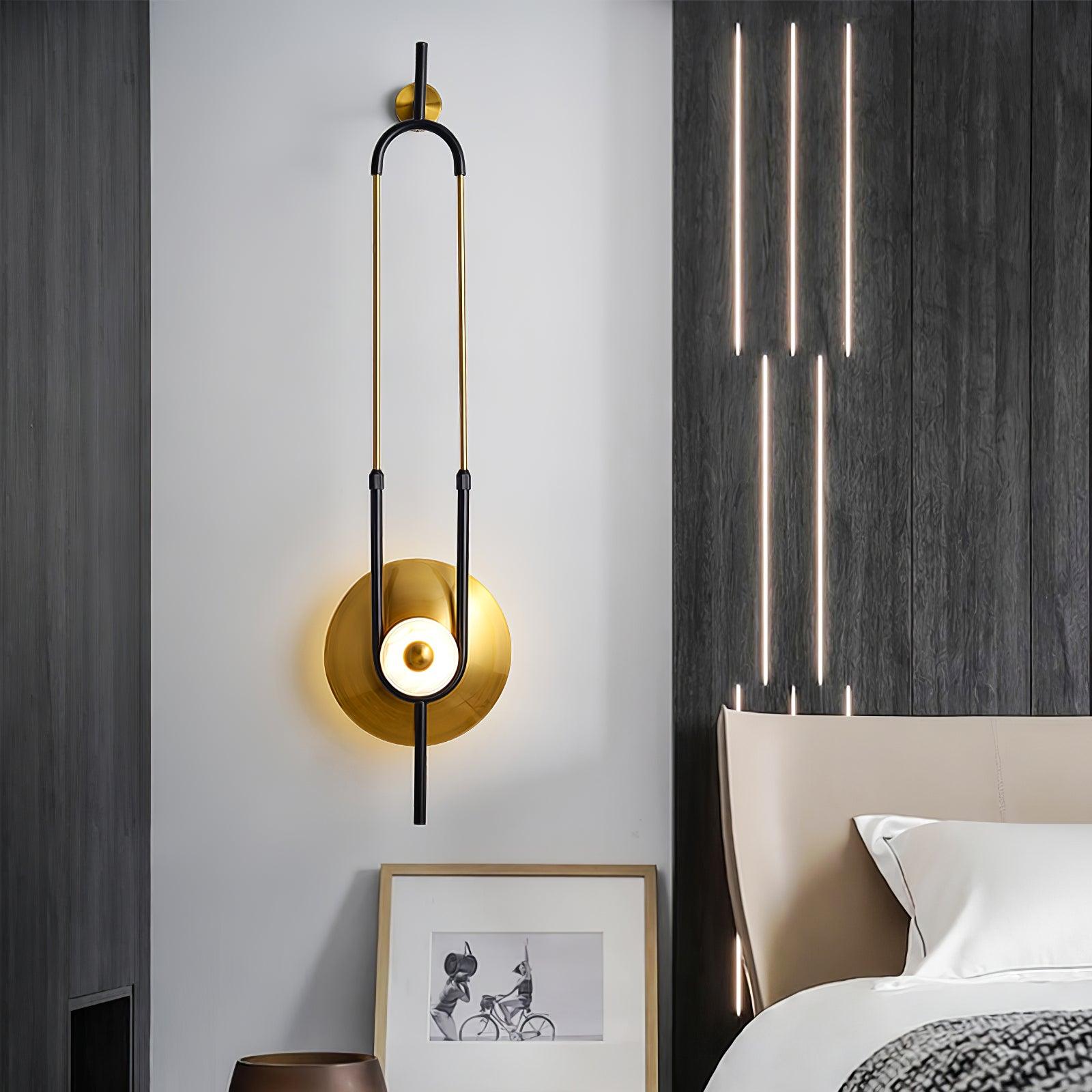 Ellipse Ring Marble Wall Light - Blowlighting