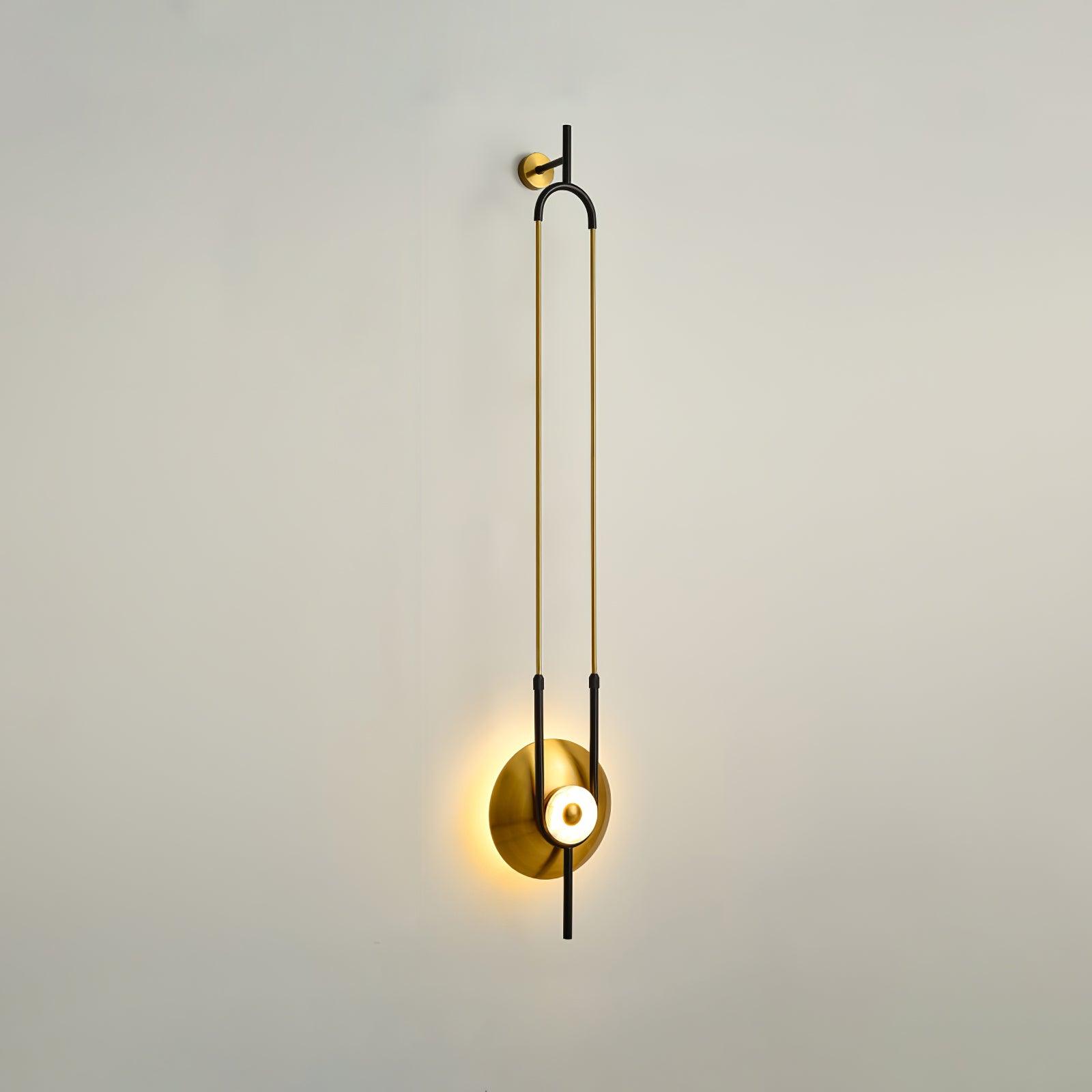 Ellipse Ring Marble Wall Light - Blowlighting