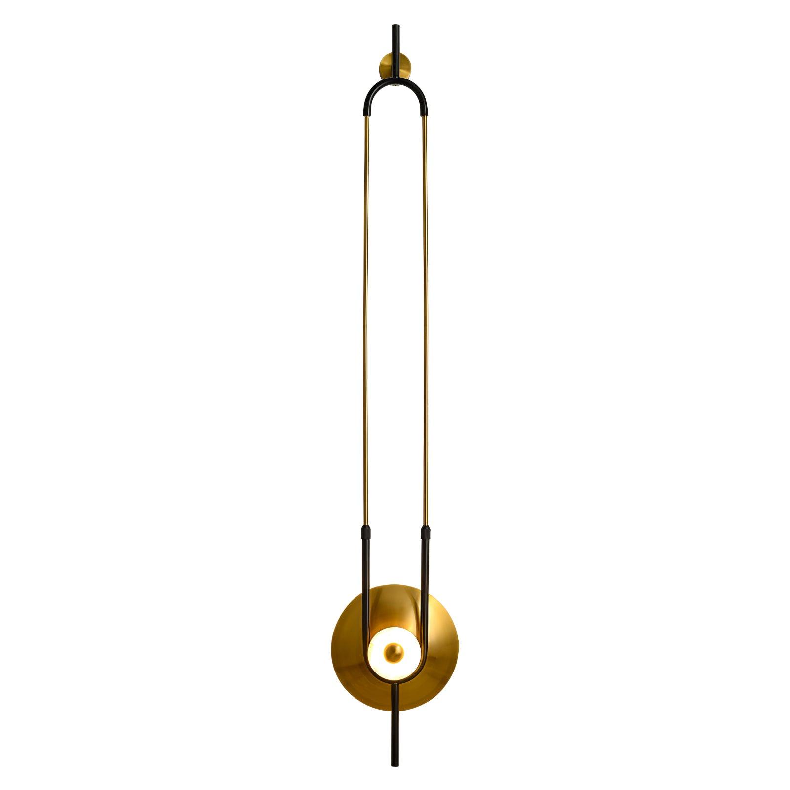 Ellipse Ring Marble Wall Light - Blowlighting