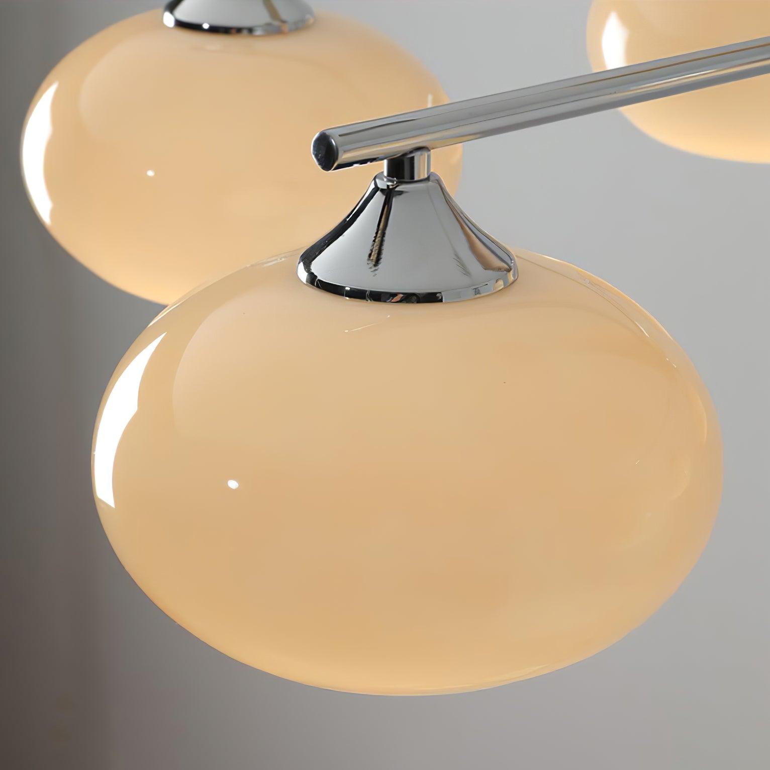 Elliptical Persimmon Chandelier - Blowlighting