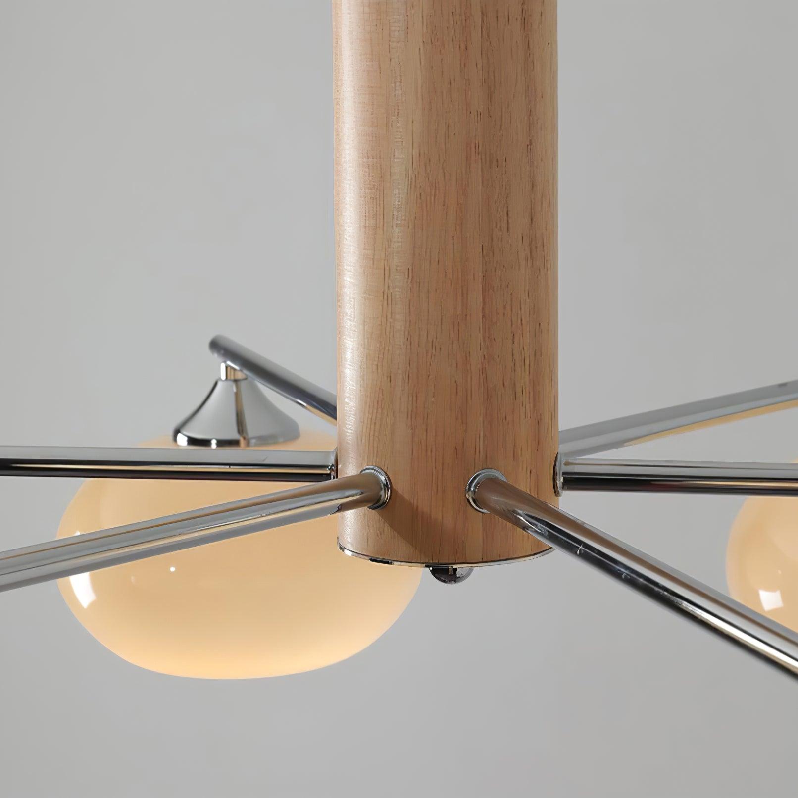 Elliptical Persimmon Chandelier - Blowlighting