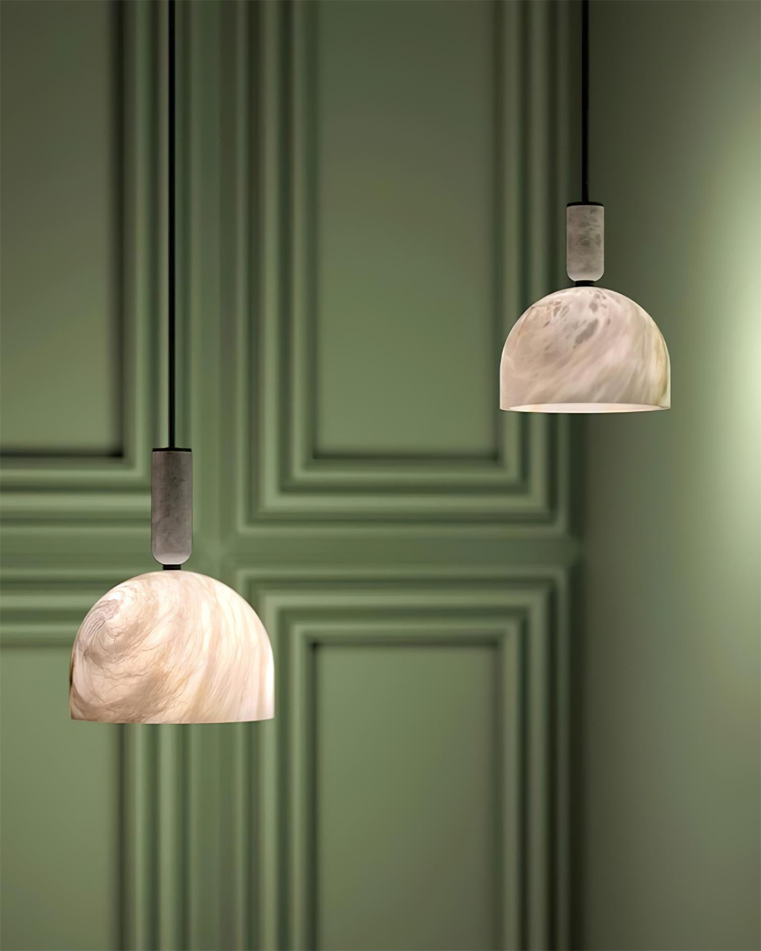 Ellouz Oriental Alabaster Pendant Lamp