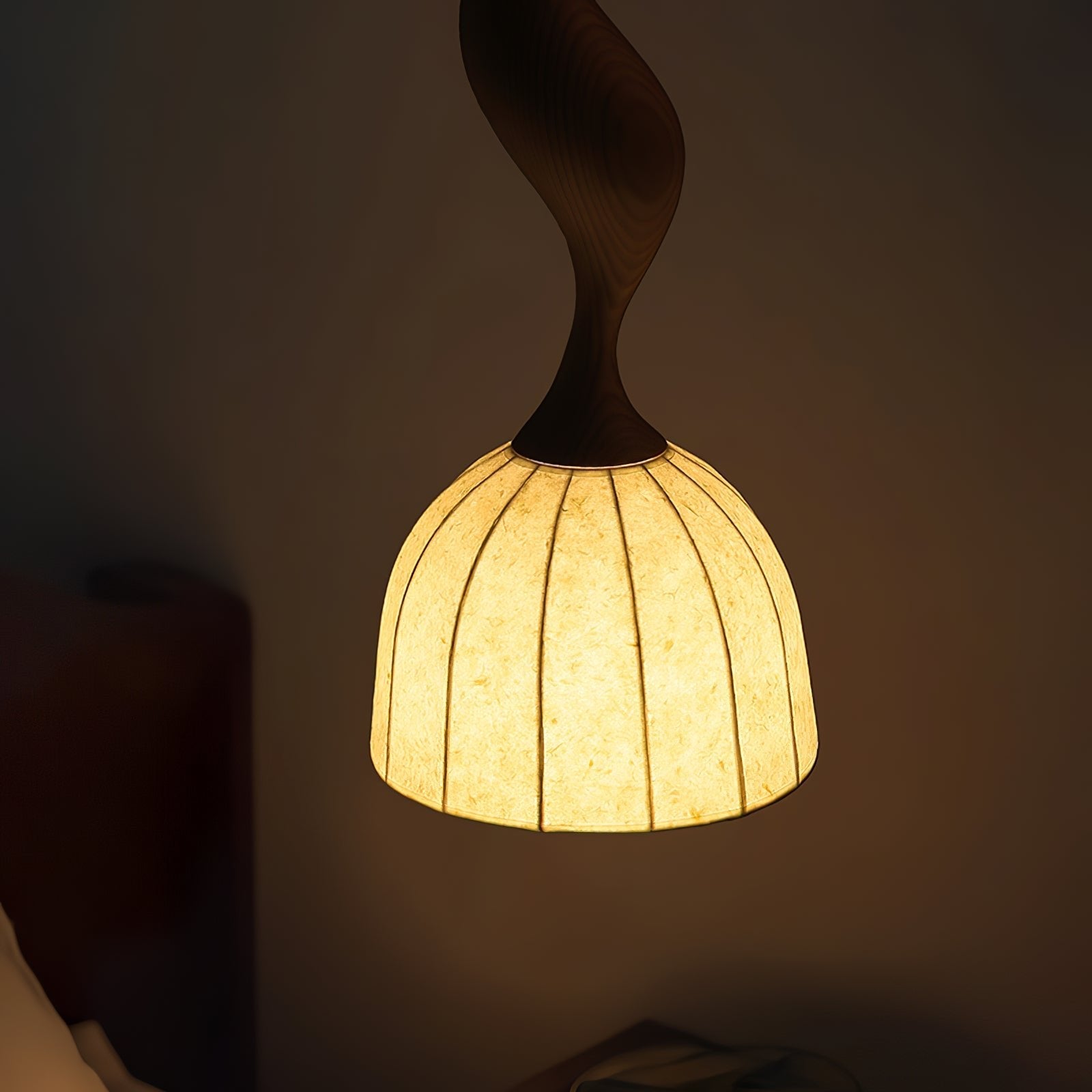 Colire Creativity Twisted Metal Wood Pendant Light - Blowlighting