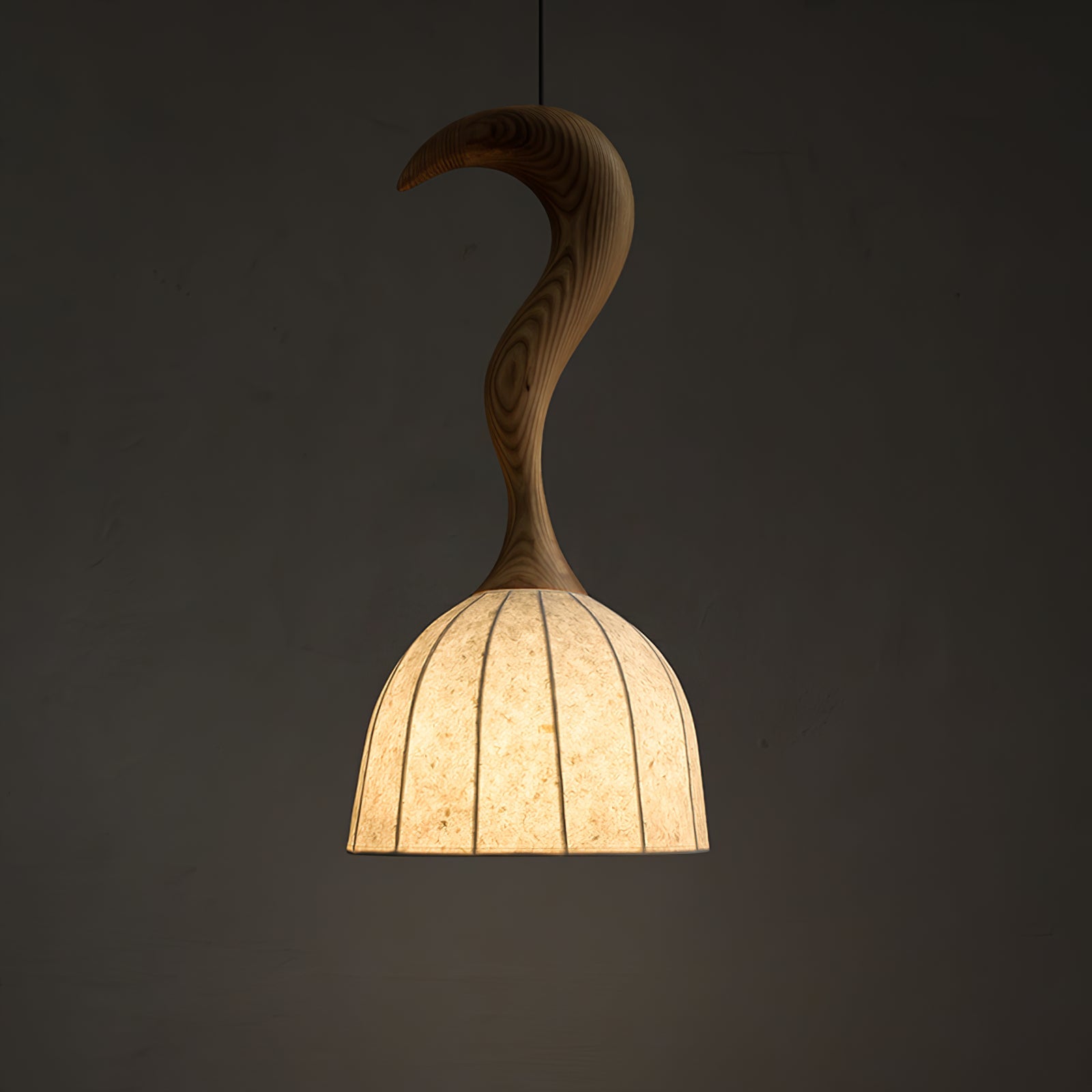 Colire Creativity Twisted Metal Wood Pendant Light - Blowlighting