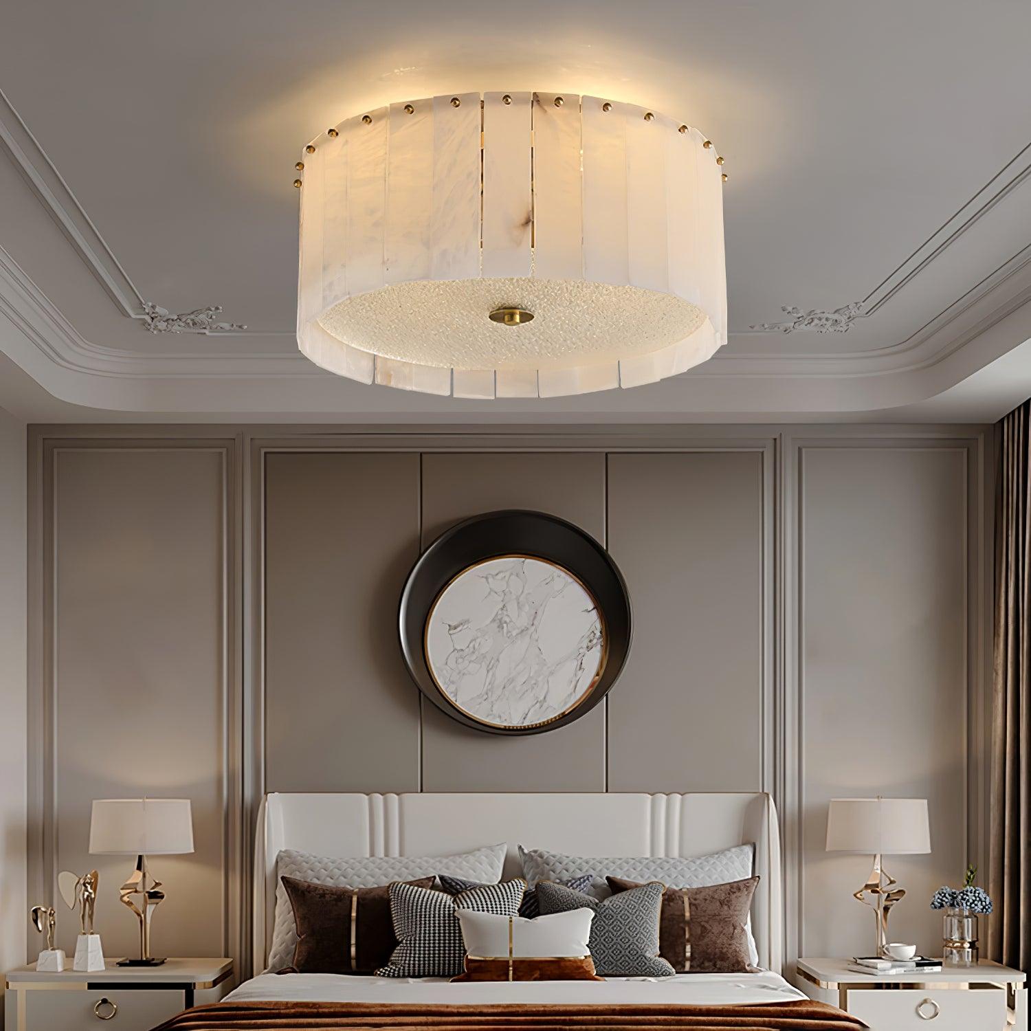 Valora Alabaster Ceiling Light - Blowlighting