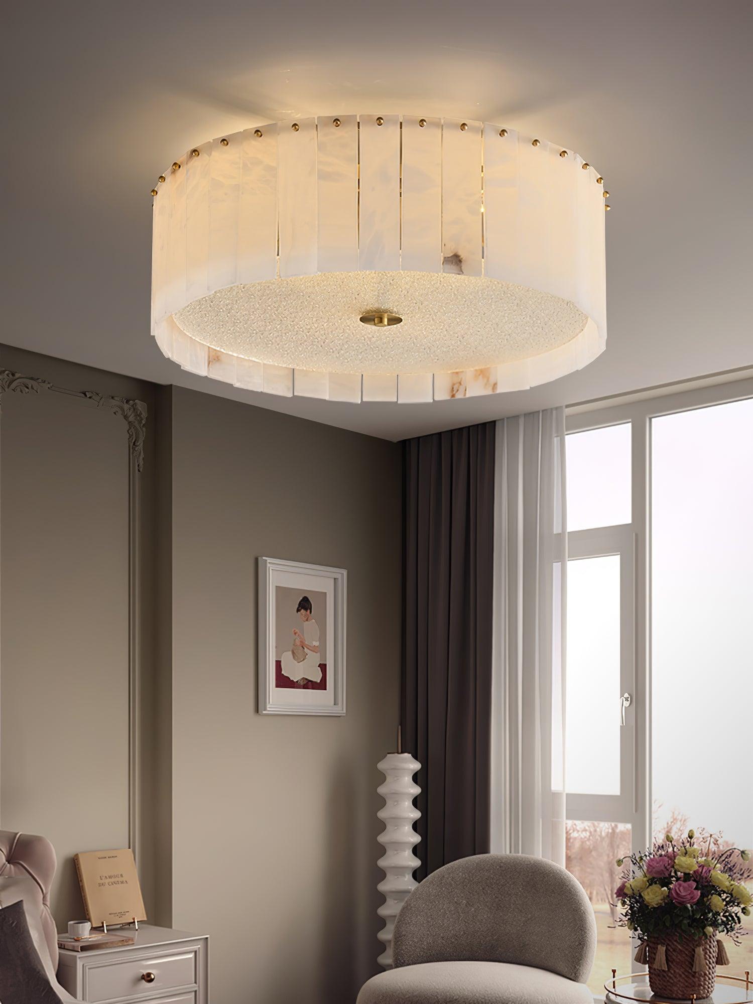 Valora Alabaster Ceiling Light - Blowlighting