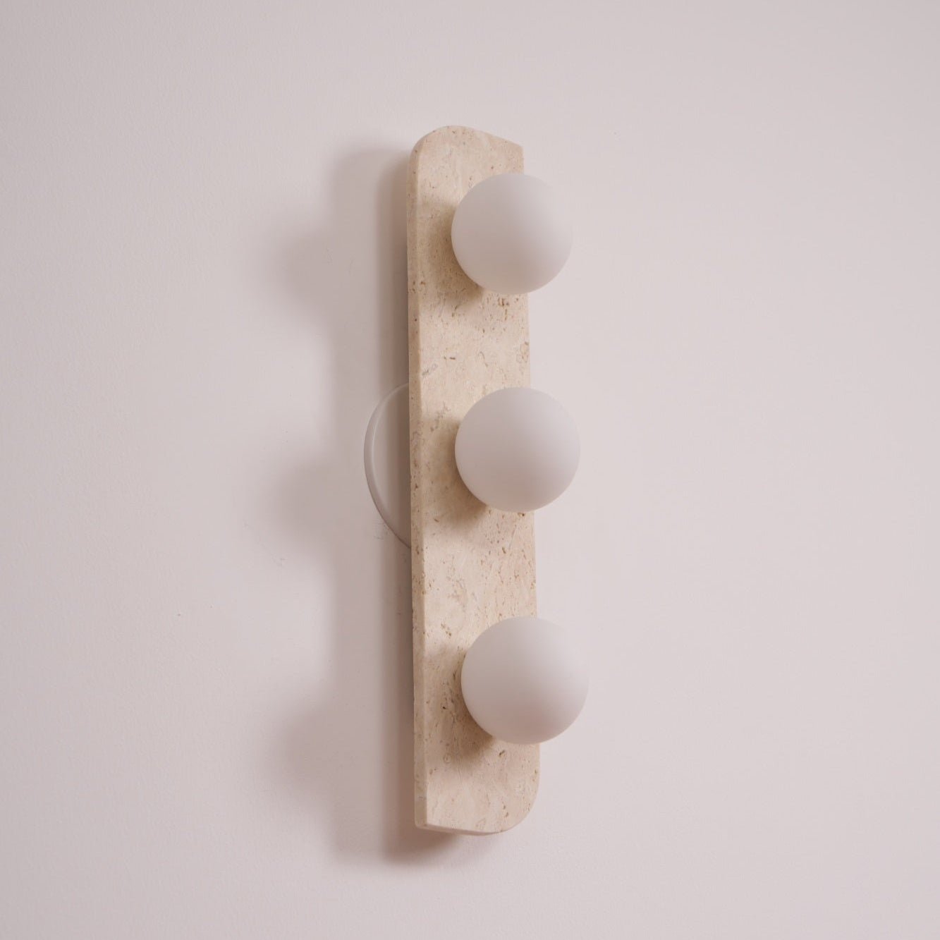Alsilis Minimalist Travertine Wall Light - Blowlighting