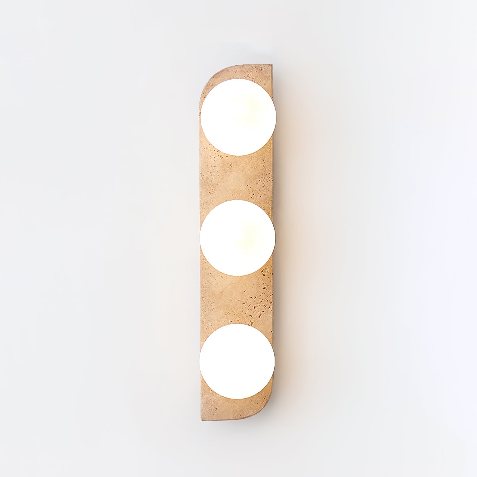 Alsilis Minimalist Travertine Wall Light - Blowlighting