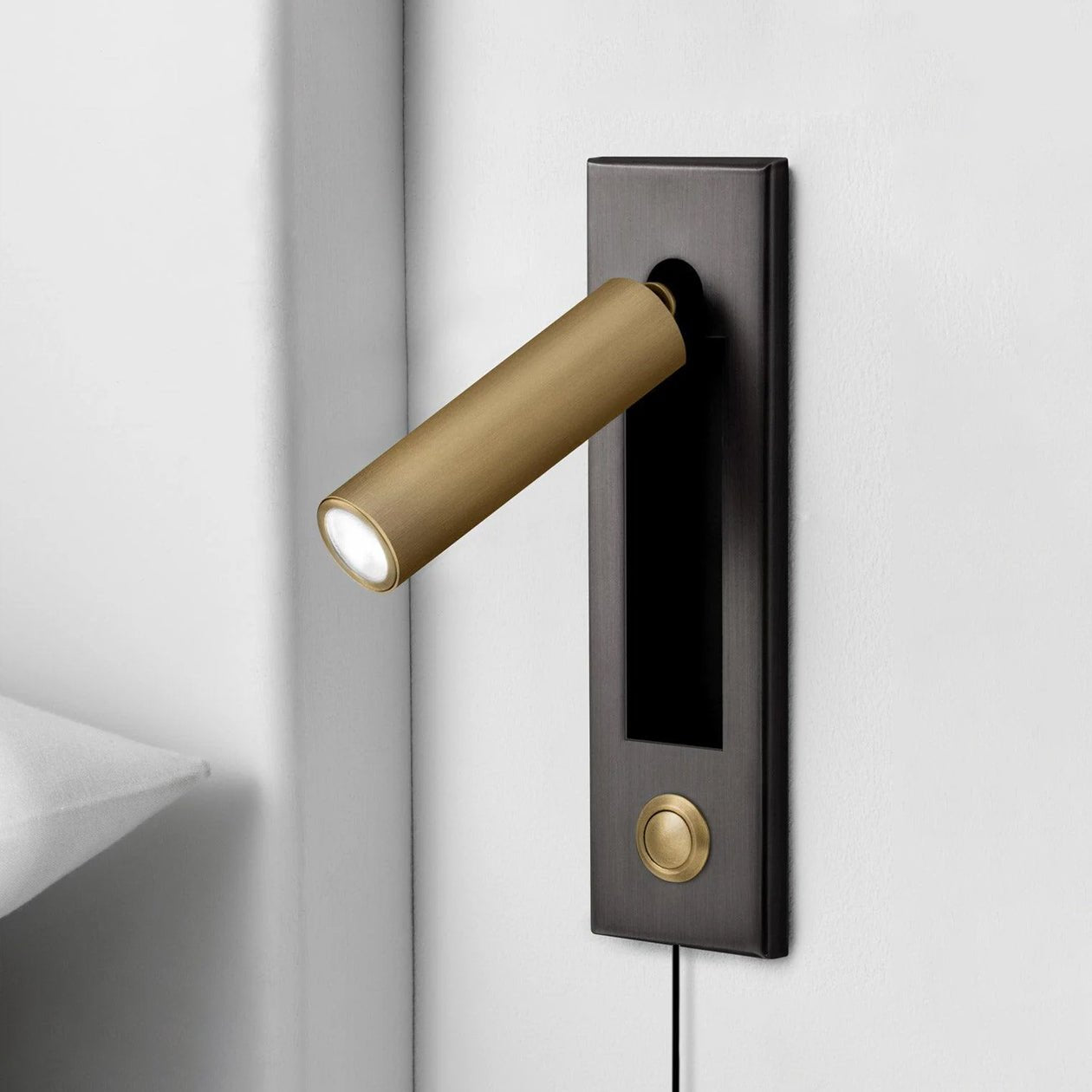 Embedded Bedside Plug-in Sconce - Blowlighting