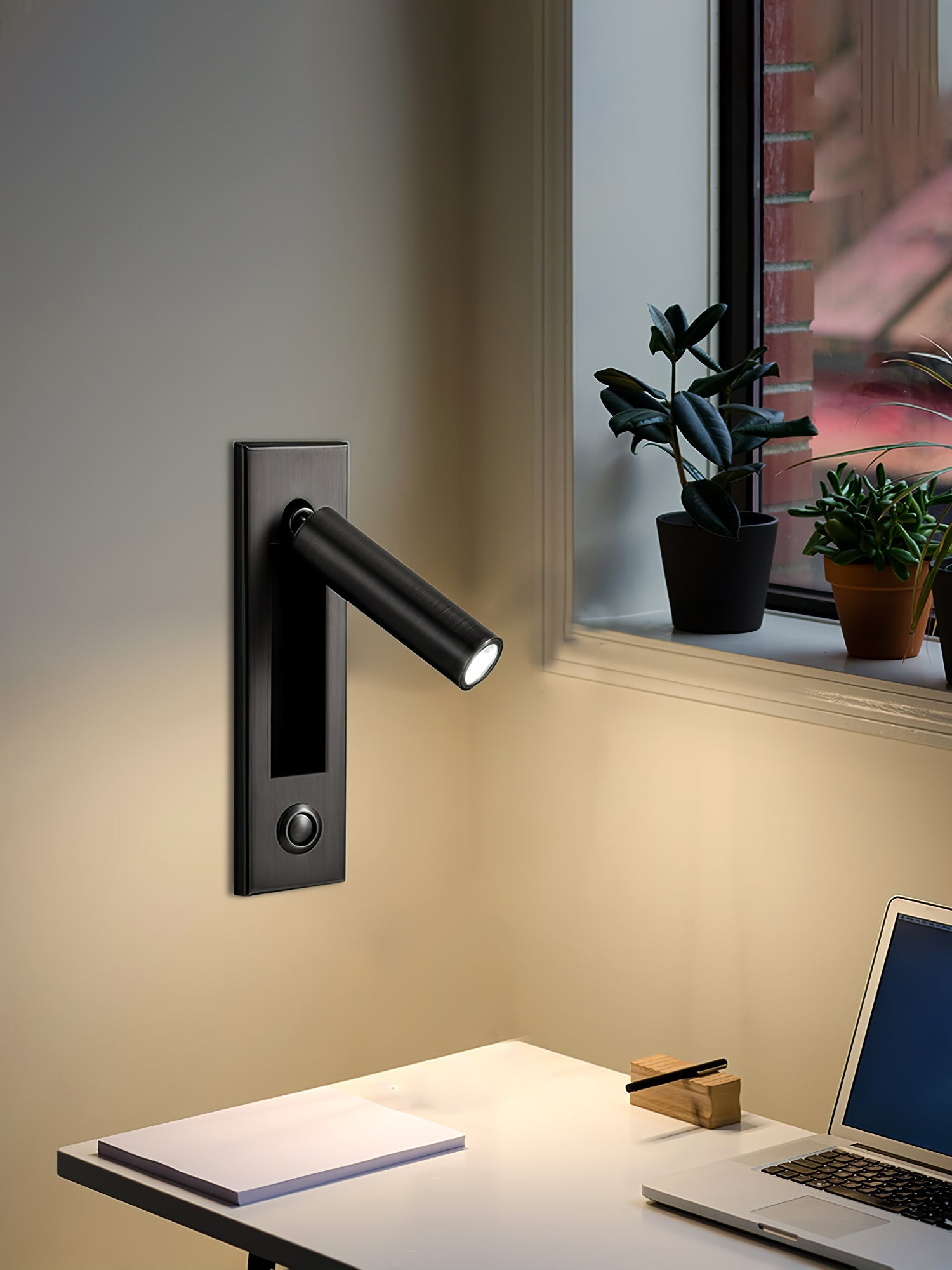 Embedded Bedside Plug-in Sconce - Blowlighting