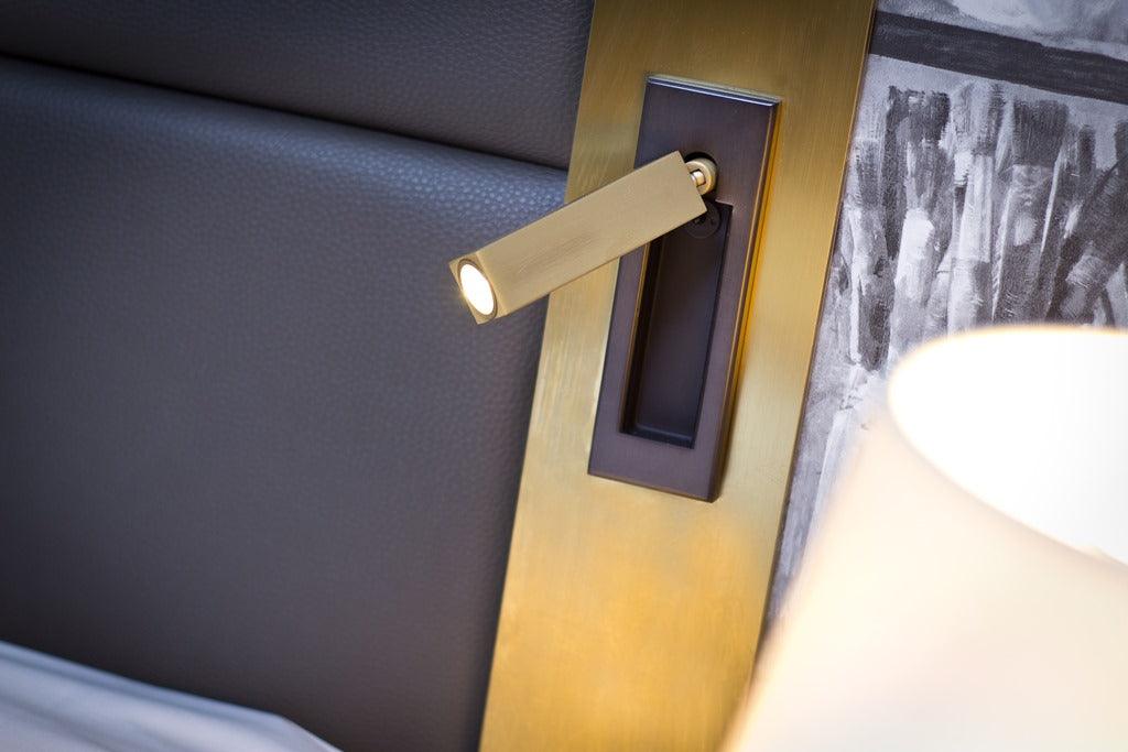 Embedded Bedside Plug-in Sconce - Blowlighting