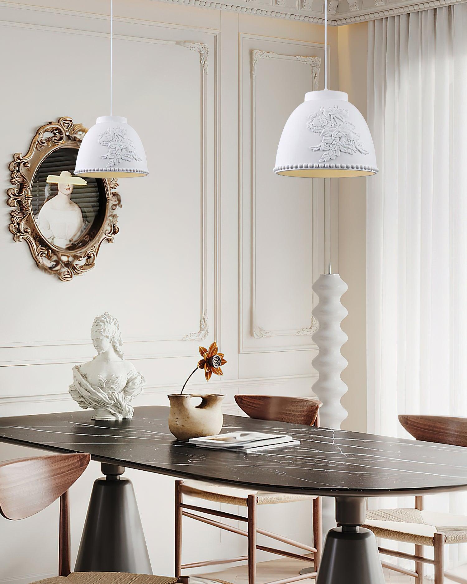 Embossed Flora Pendant Lamp - Blowlighting