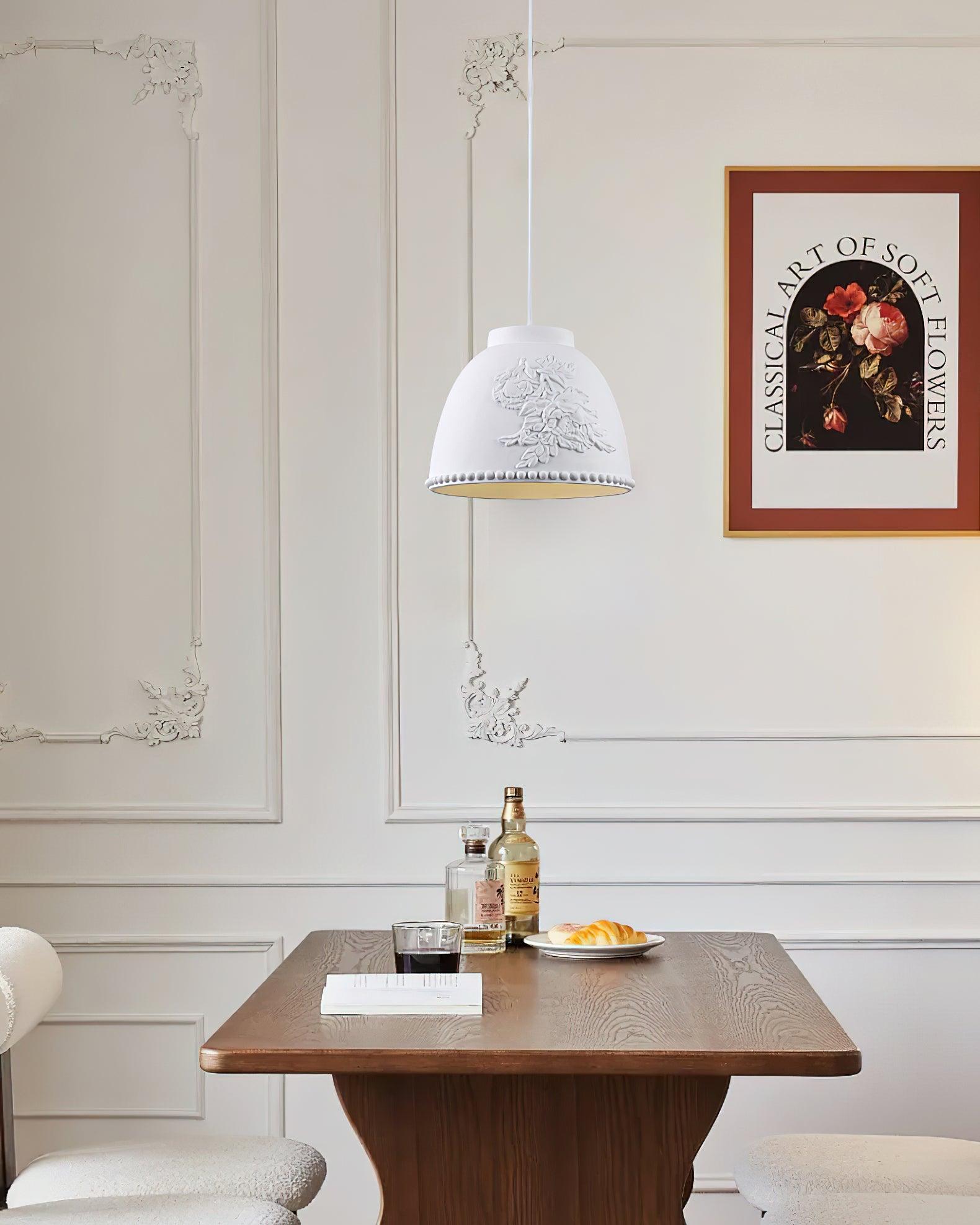 Embossed Flora Pendant Lamp - Blowlighting