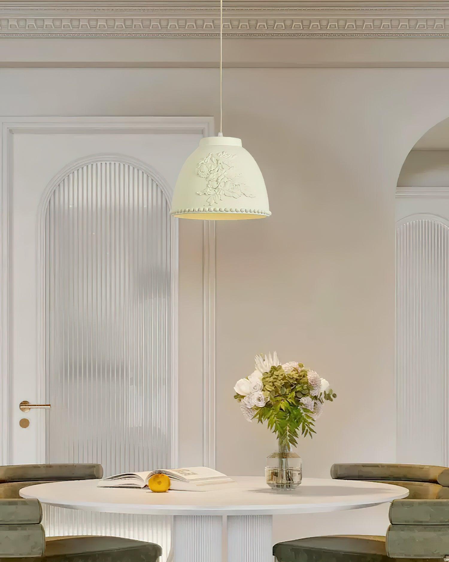 Embossed Flora Pendant Lamp - Blowlighting
