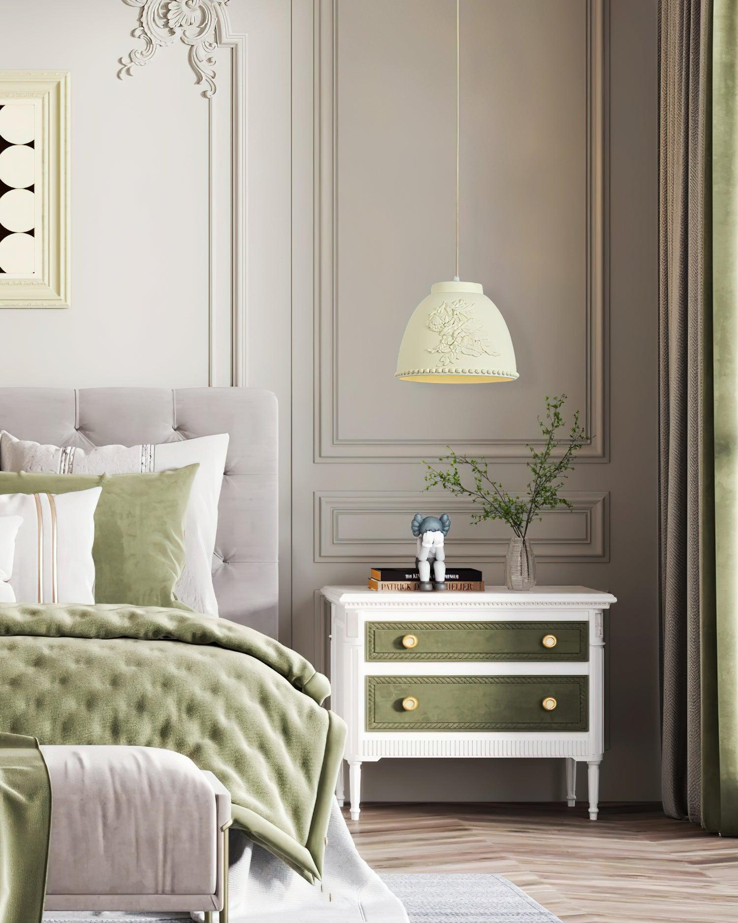 Embossed Flora Pendant Lamp - Blowlighting