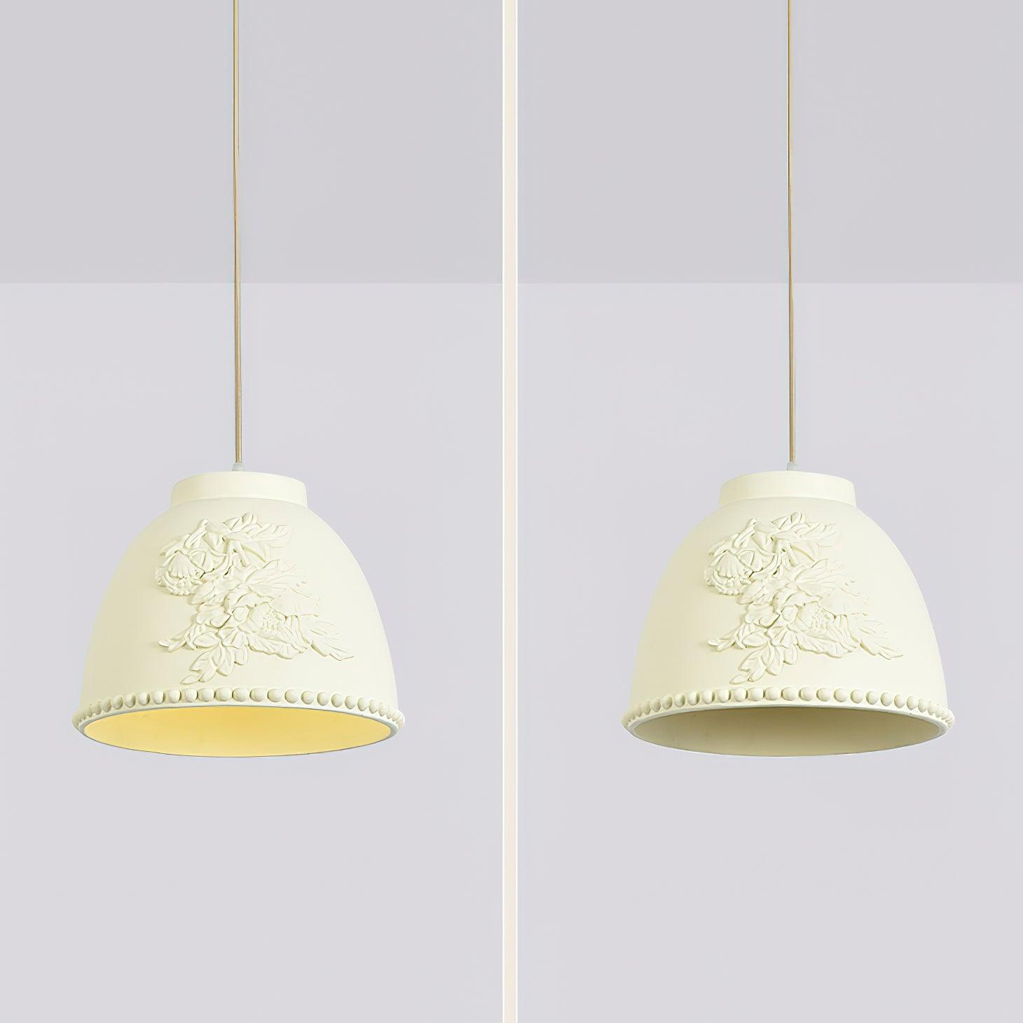 Embossed Flora Pendant Lamp - Blowlighting