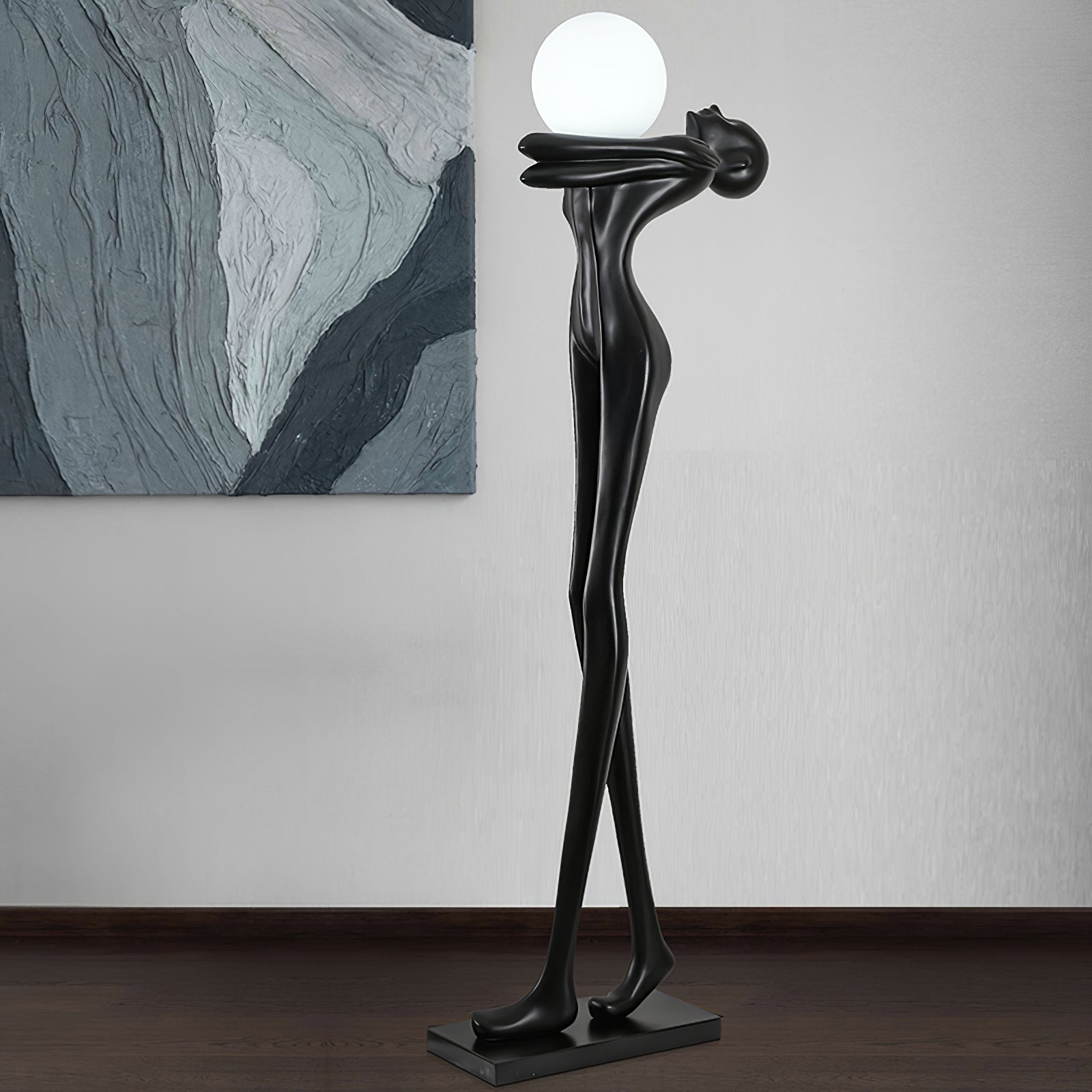 Ersolion Sculptural Fiberglass Floor Lamp - Blowlighting