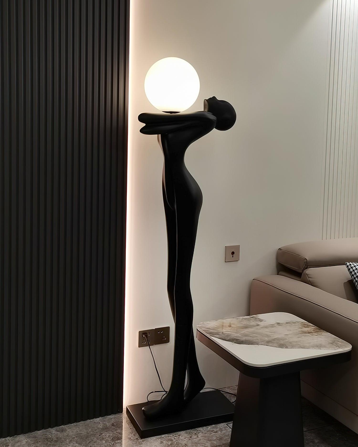 Ersolion Sculptural Fiberglass Floor Lamp - Blowlighting
