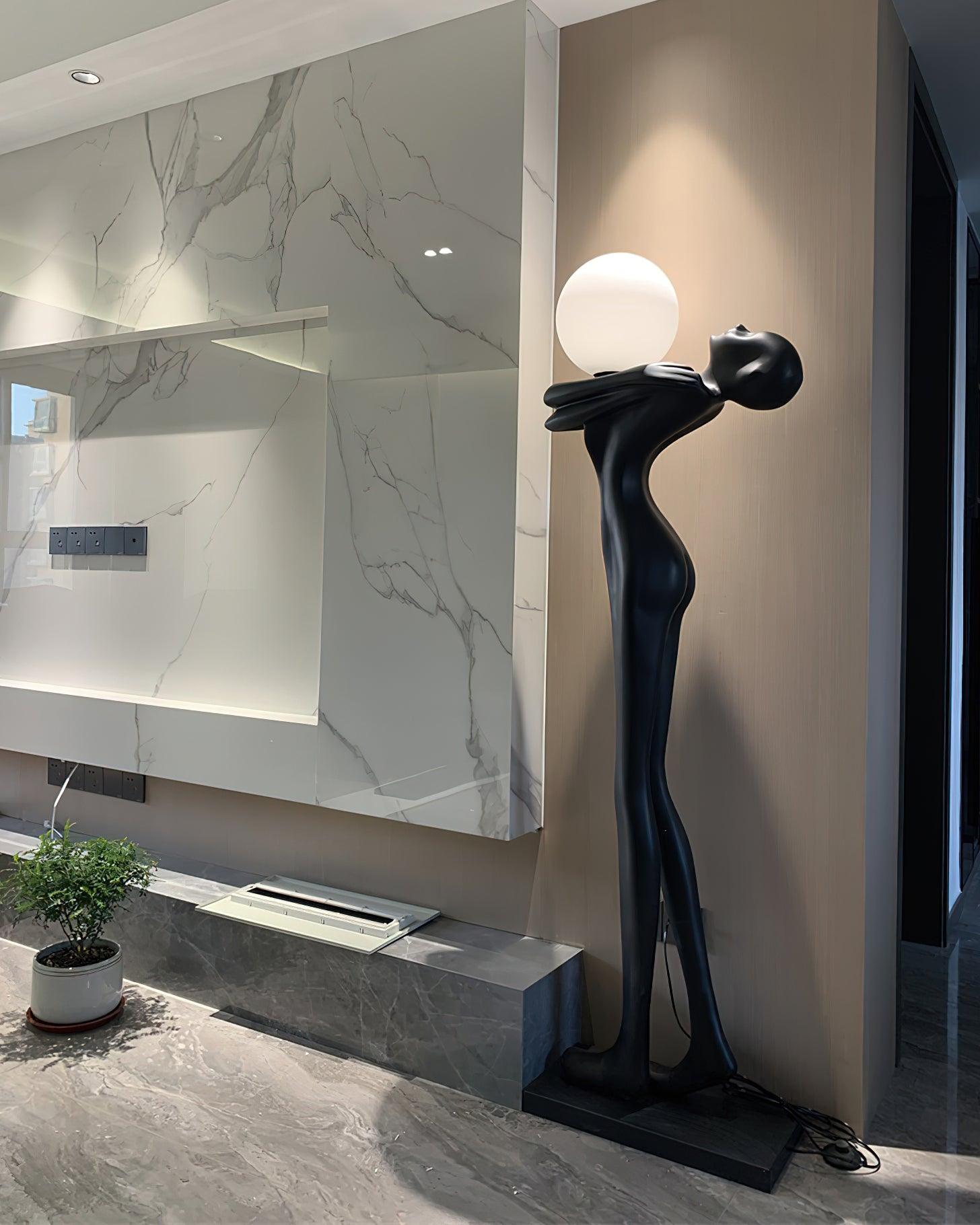 Ersolion Sculptural Fiberglass Floor Lamp - Blowlighting