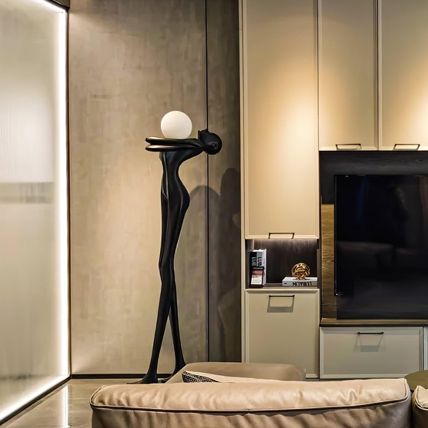 Ersolion Sculptural Fiberglass Floor Lamp - Blowlighting