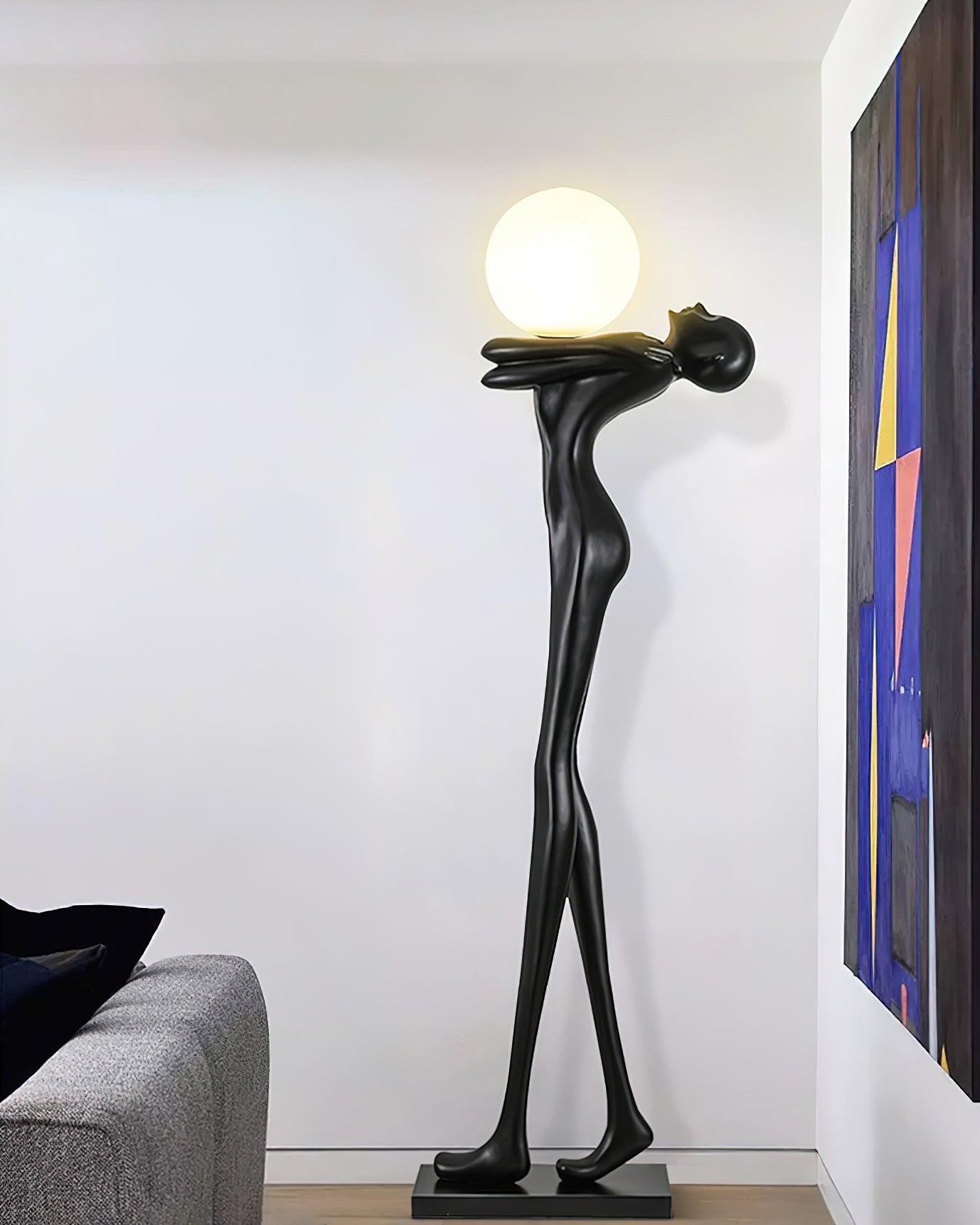Ersolion Sculptural Fiberglass Floor Lamp - Blowlighting