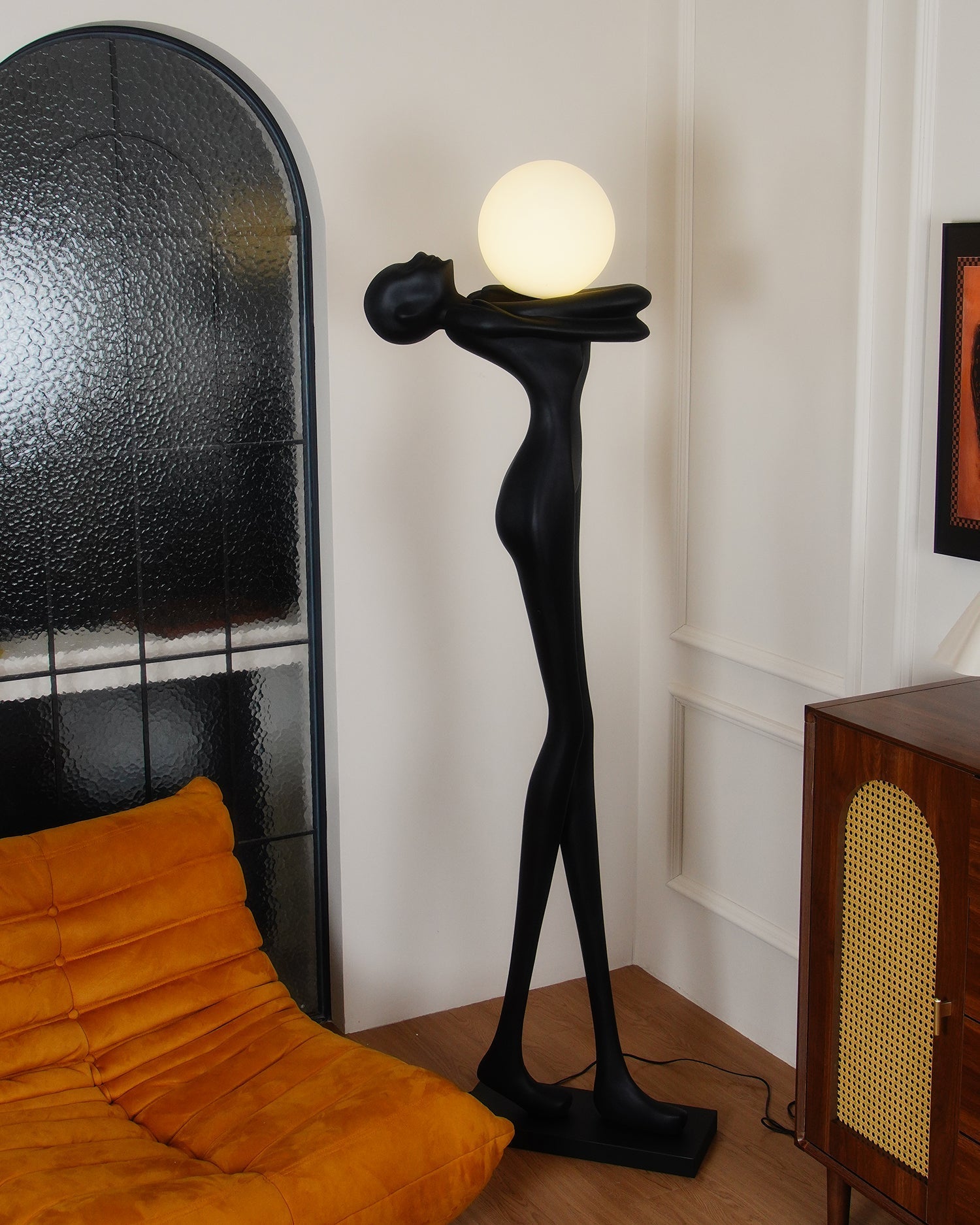 Ersolion Sculptural Fiberglass Floor Lamp - Blowlighting