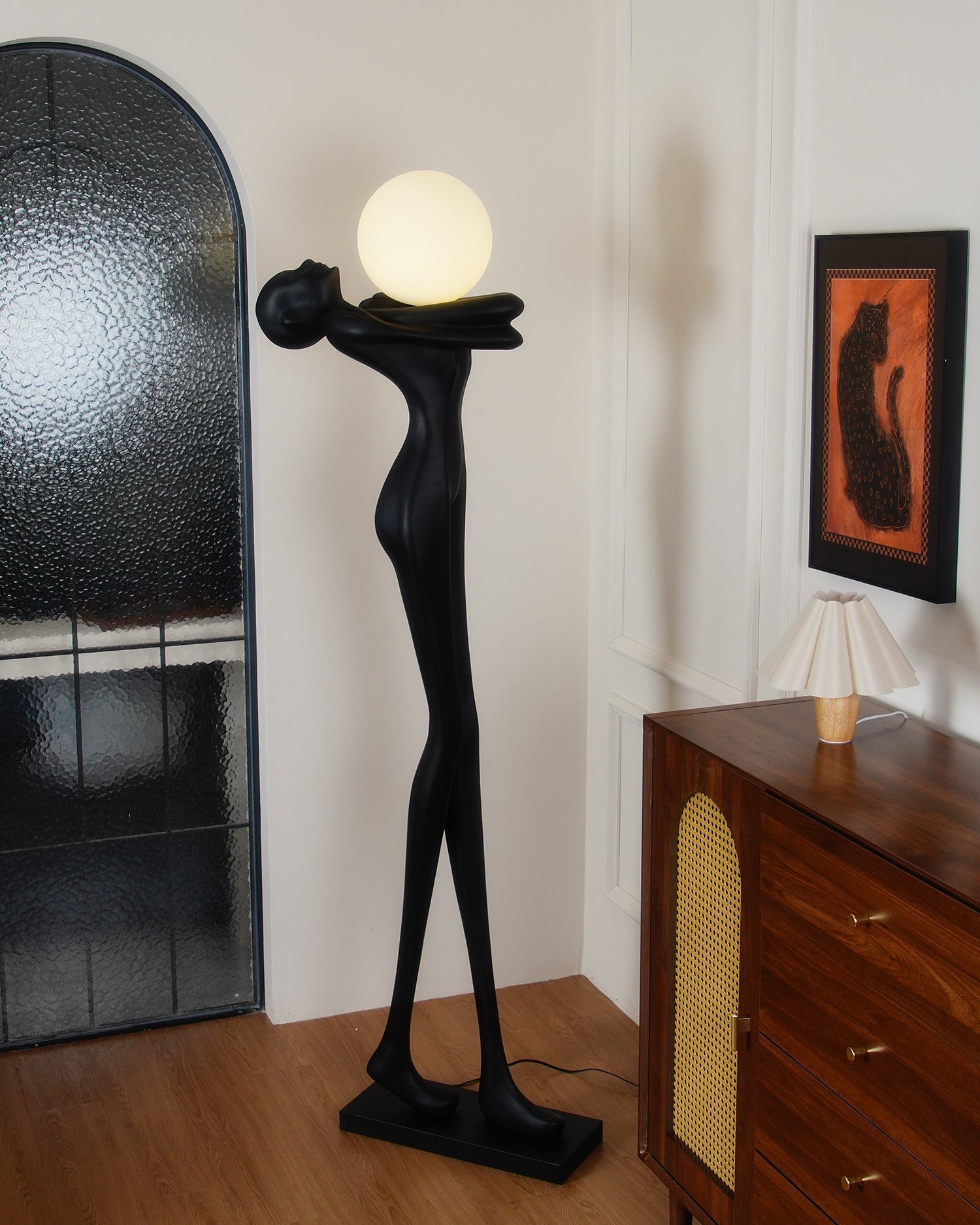 Ersolion Sculptural Fiberglass Floor Lamp - Blowlighting