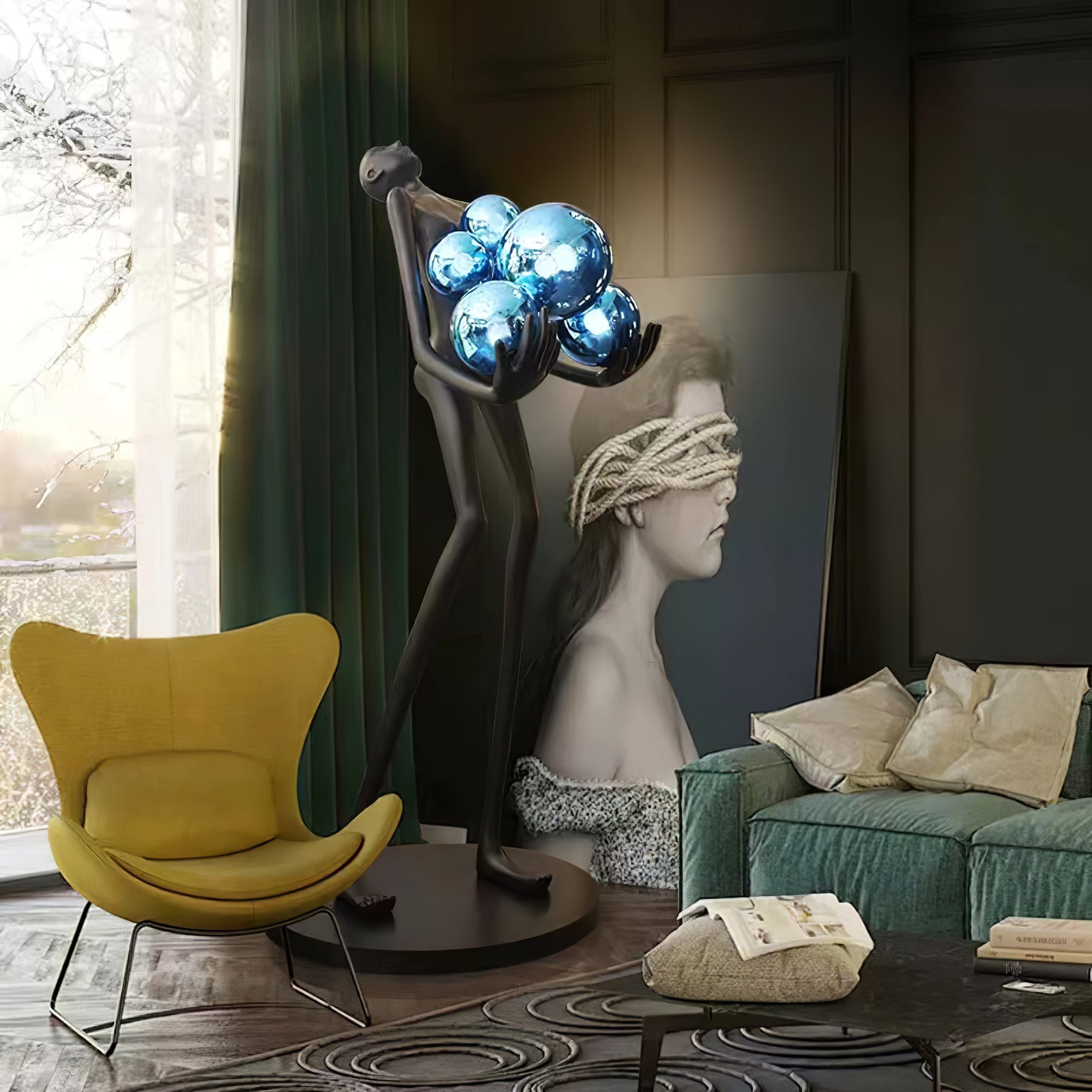 Zetalila Sculpture Floor Lamp - Blowlighting