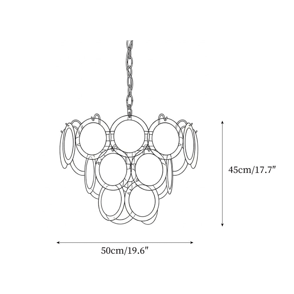 Emerald Murano Glass Chandelier