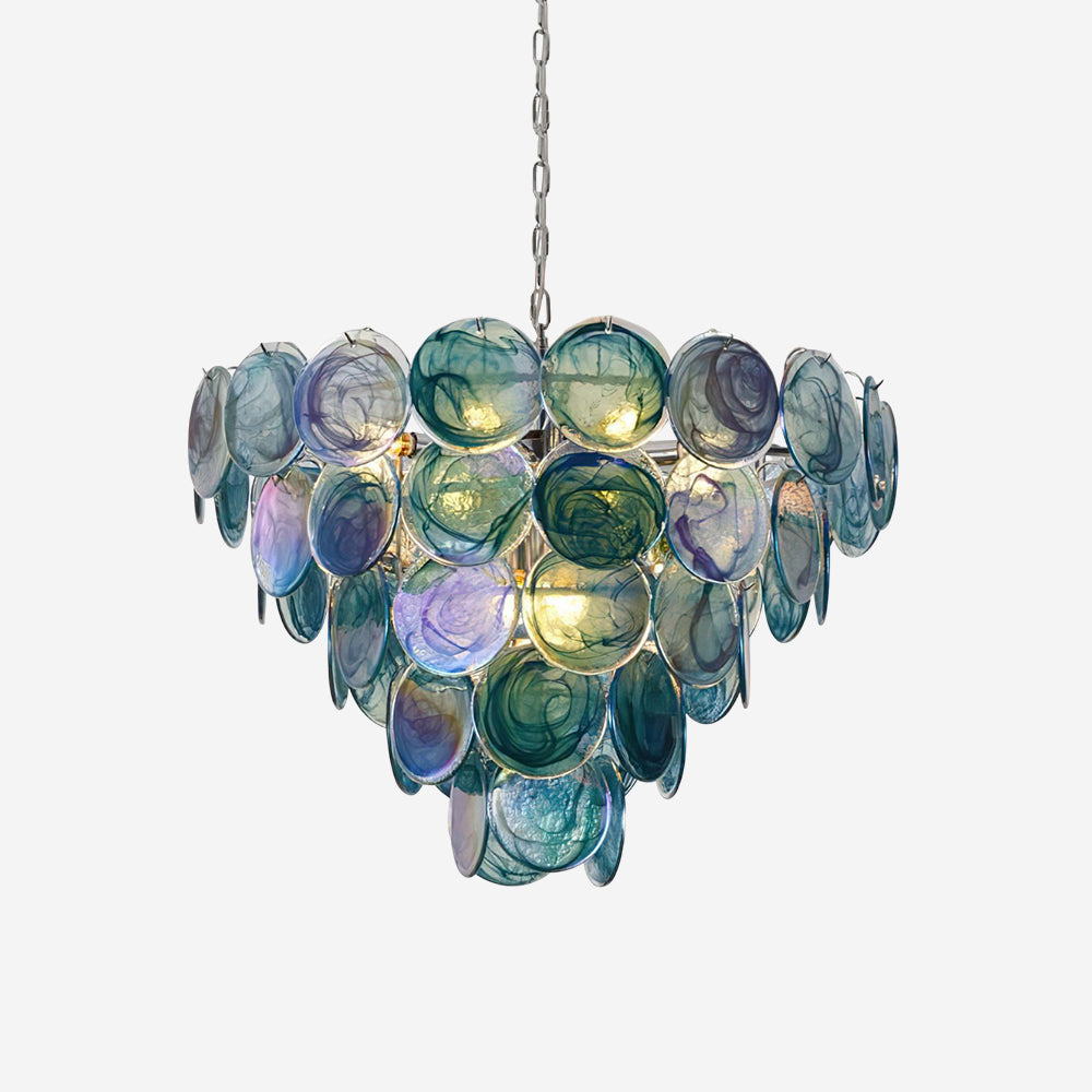 Emerald Murano Glass Chandelier