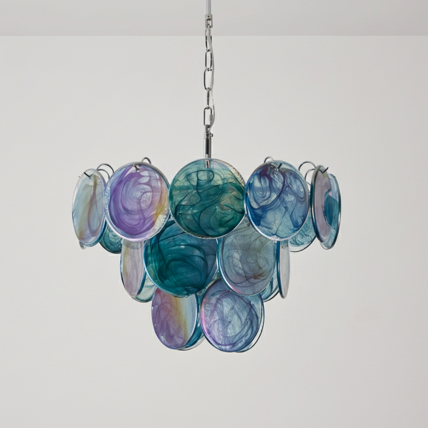Emerald Murano Glass Chandelier