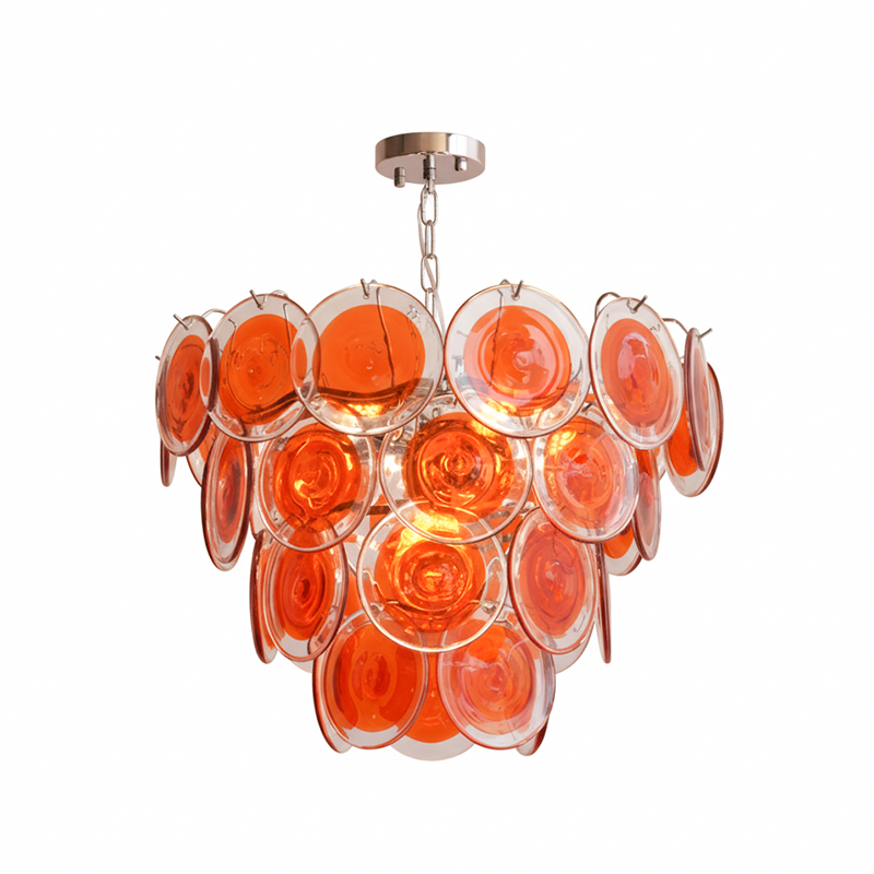 Emerald Murano Glass Chandelier
