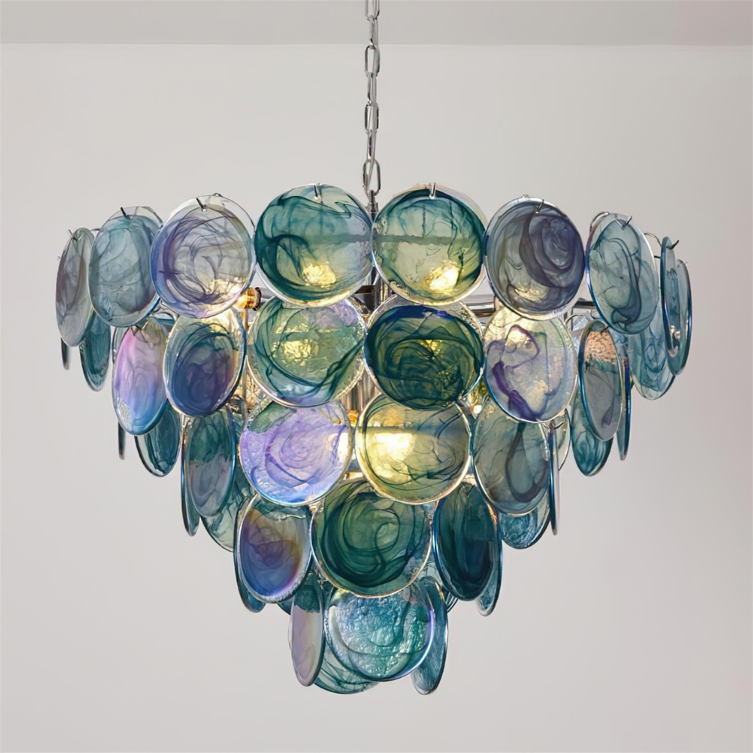 Emerald Murano Glass Chandelier