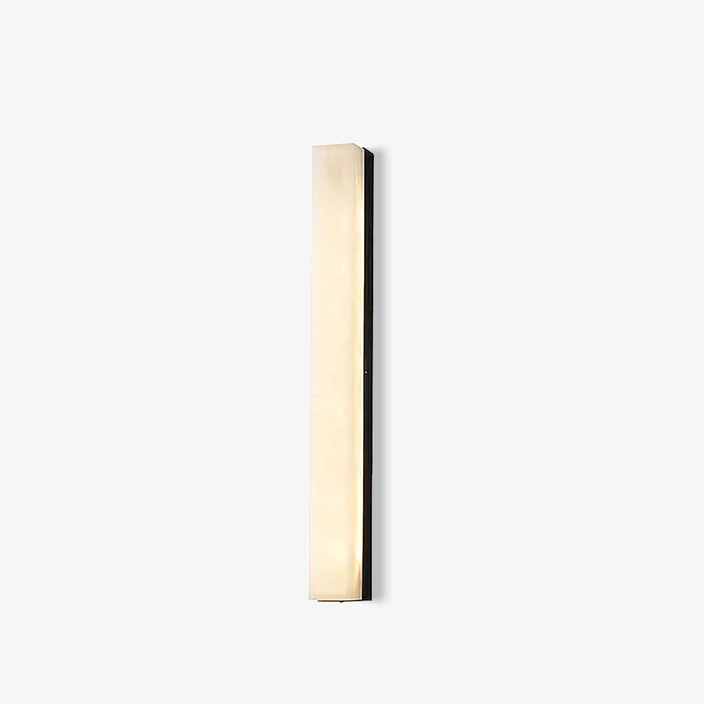 Luste Minimalist Alabaster Wall Lamp Rectangular - Blowlighting