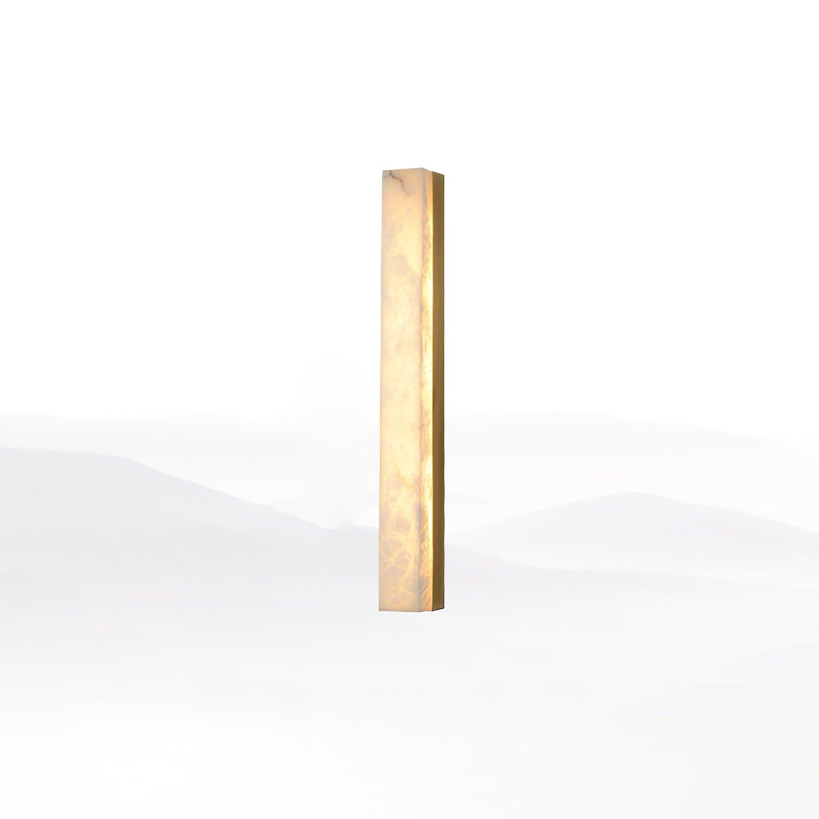 Luste Minimalist Alabaster Wall Lamp Rectangular - Blowlighting