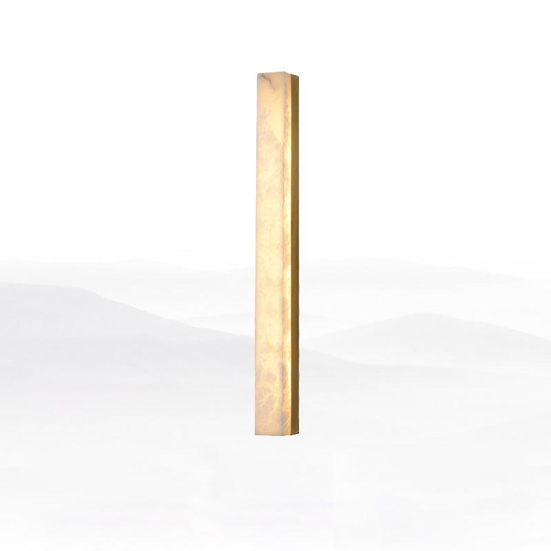 Luste Minimalist Alabaster Wall Lamp Rectangular - Blowlighting