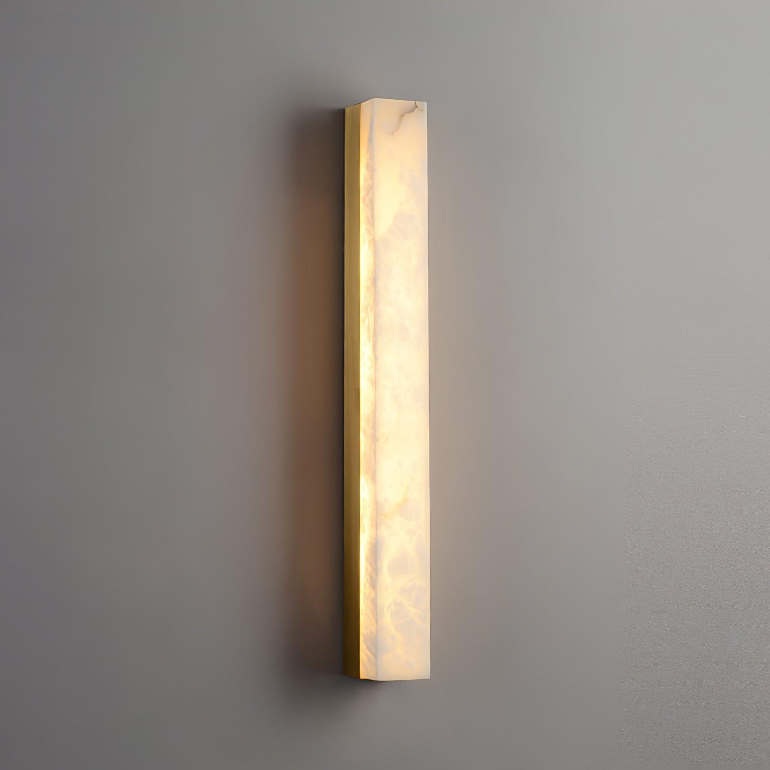 Luste Minimalist Alabaster Wall Lamp Rectangular - Blowlighting