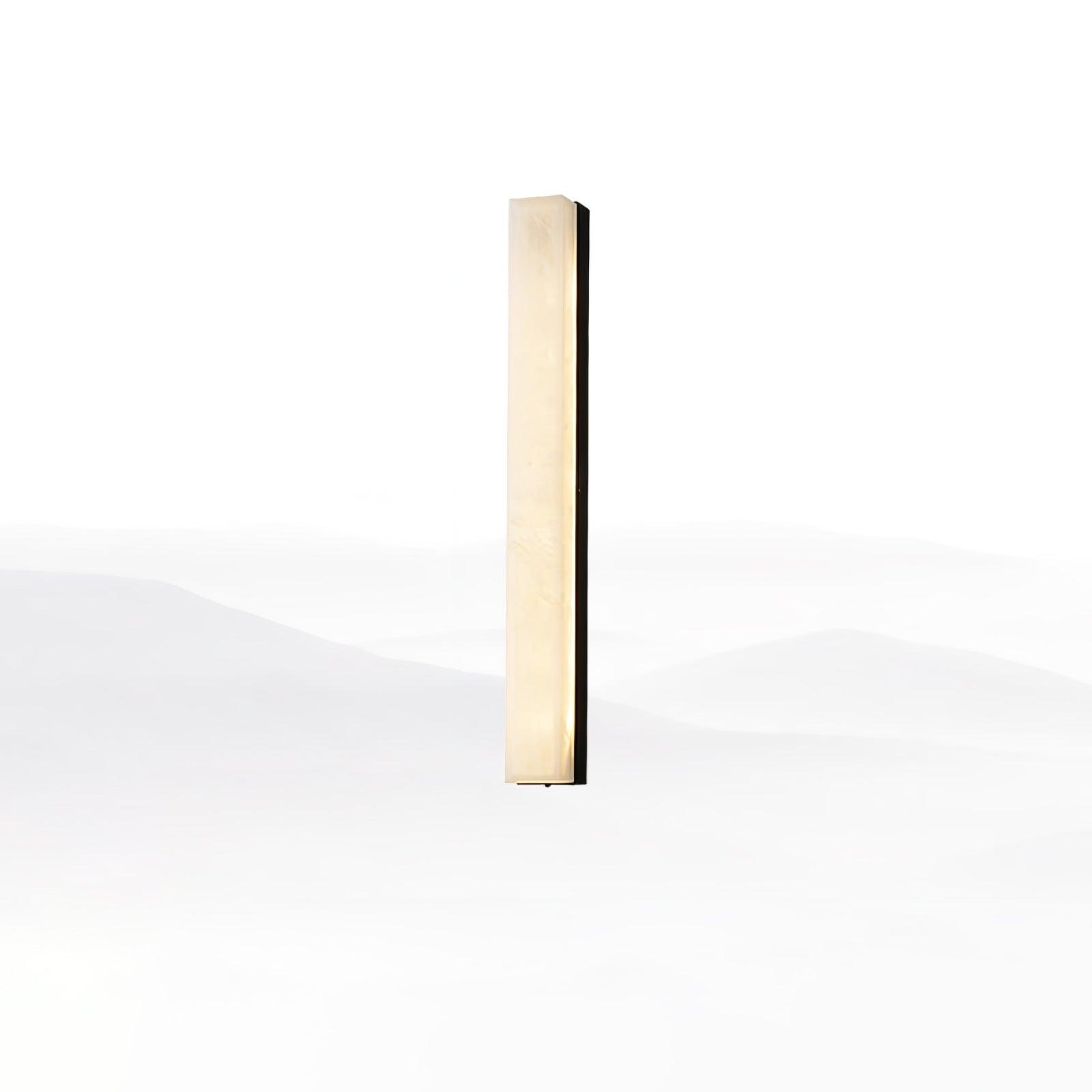 Luste Minimalist Alabaster Wall Lamp Rectangular - Blowlighting