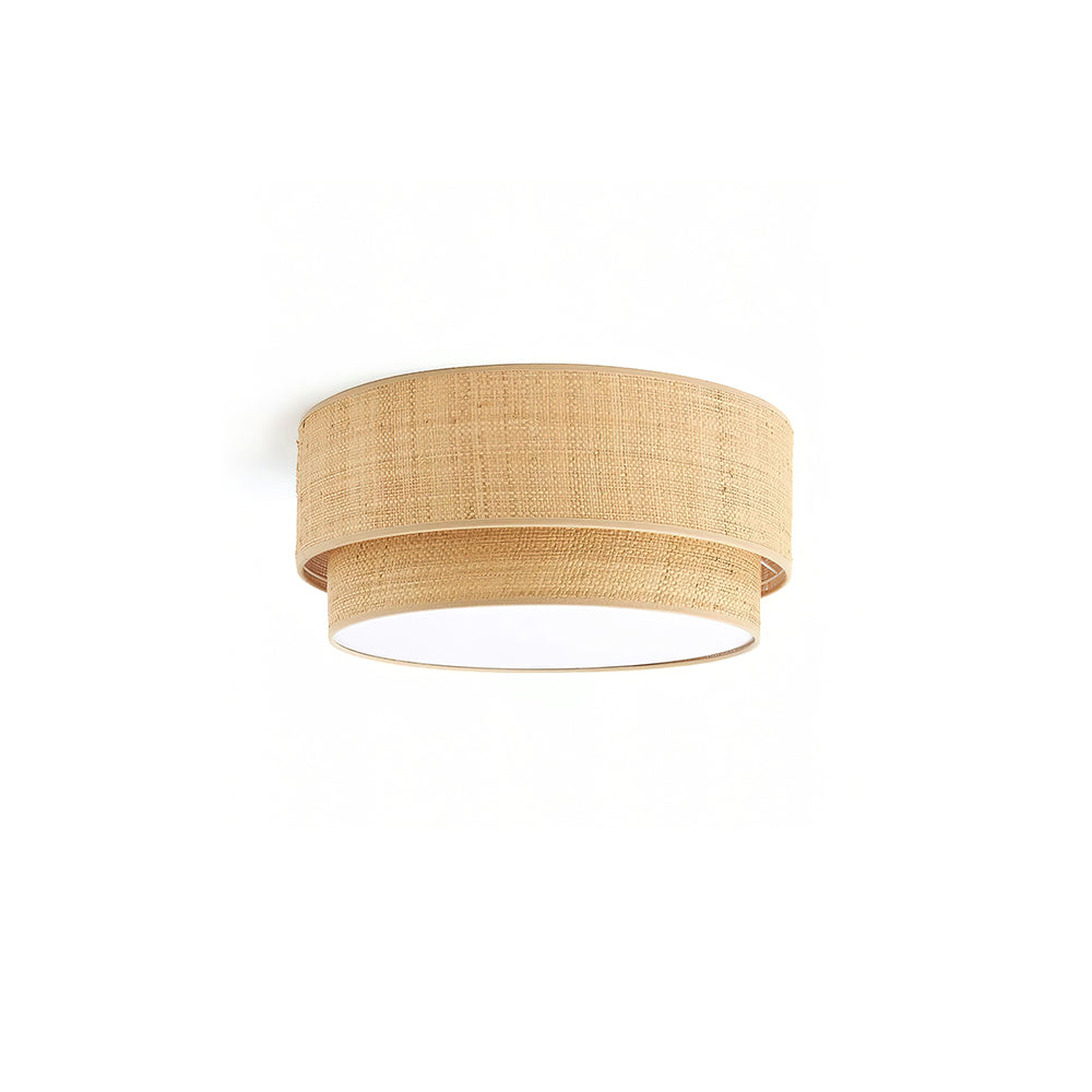 Emiko Wabi-Sabi Raffia Ceiling Light