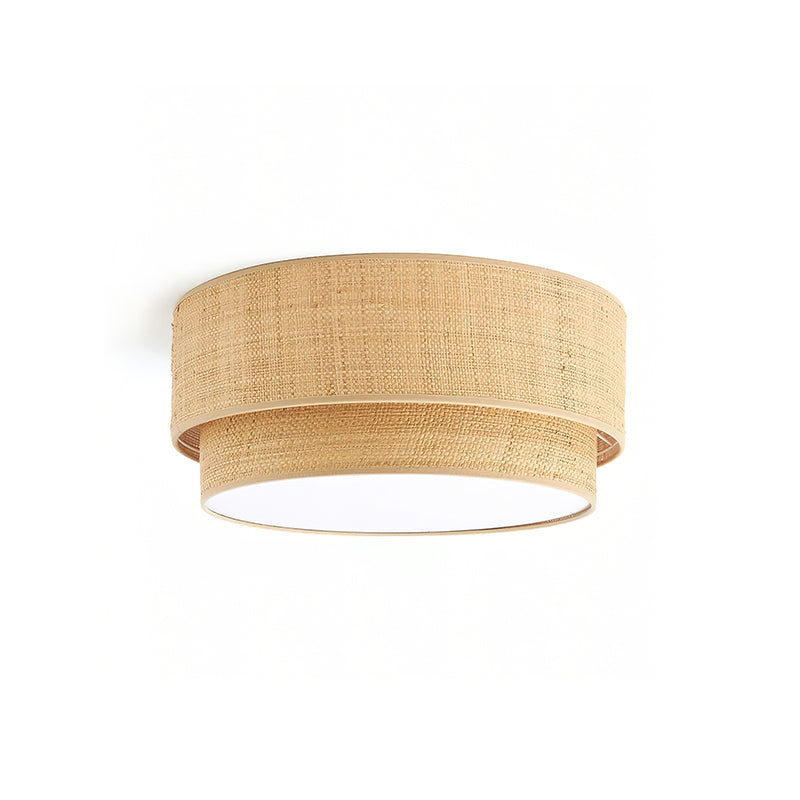 Emiko Wabi-Sabi Raffia Ceiling Light