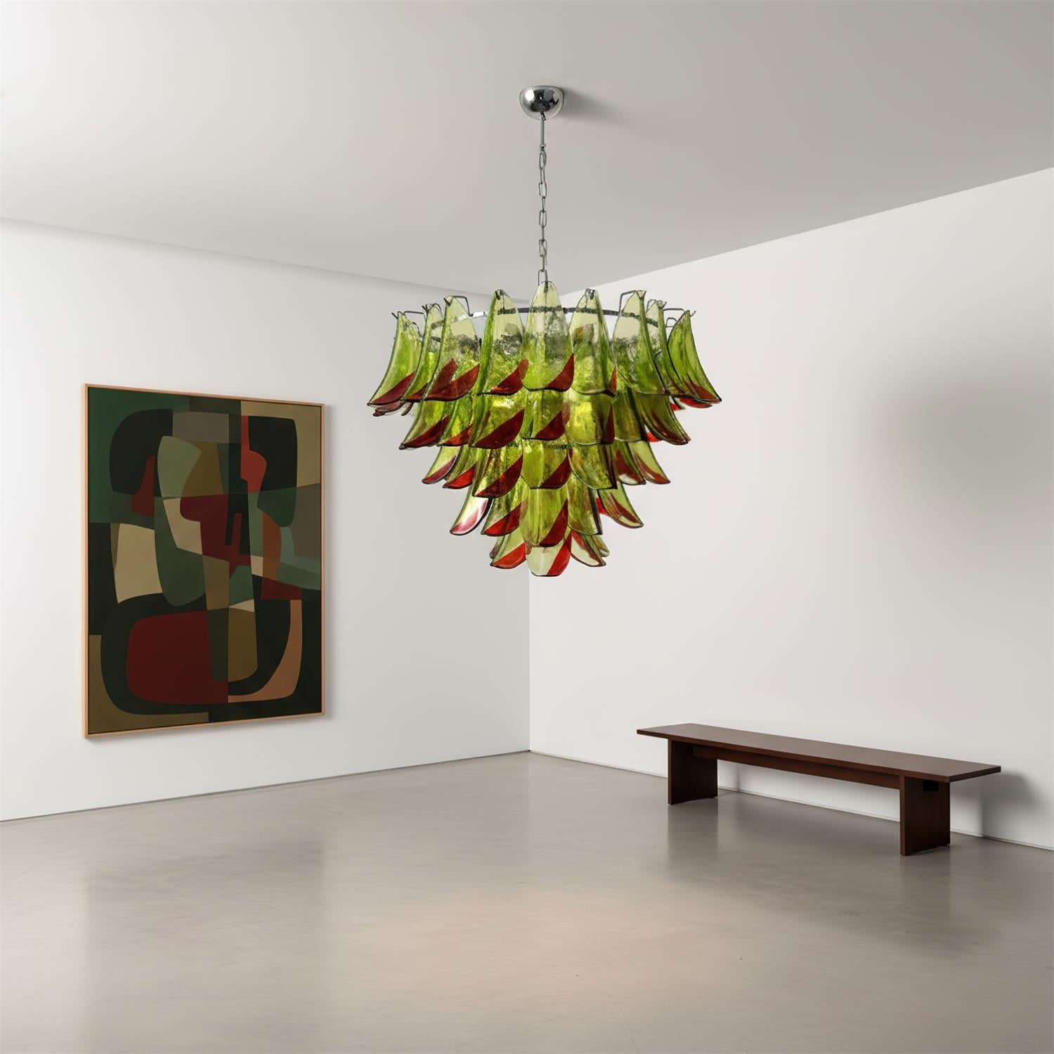 Emily Petal Modern Glass Chandelier