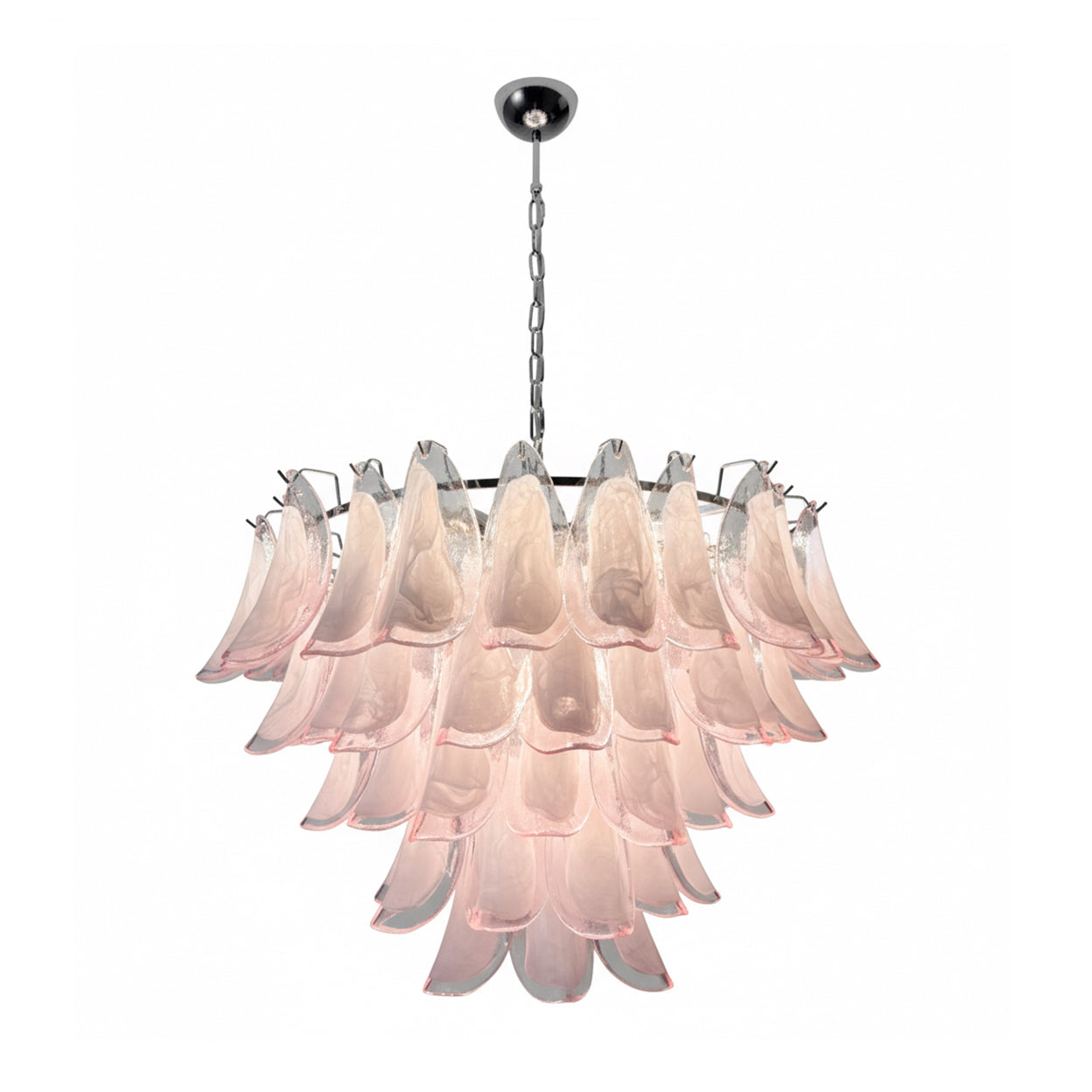 Emily Petal Modern Glass Chandelier