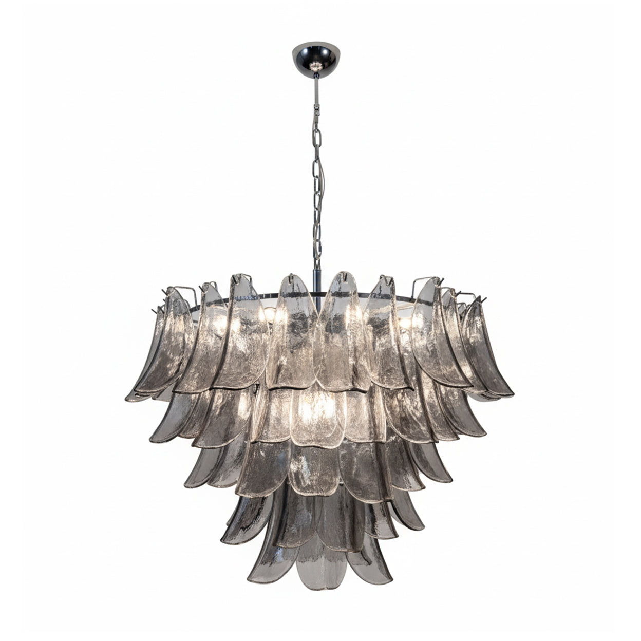 Emily Petal Modern Glass Chandelier