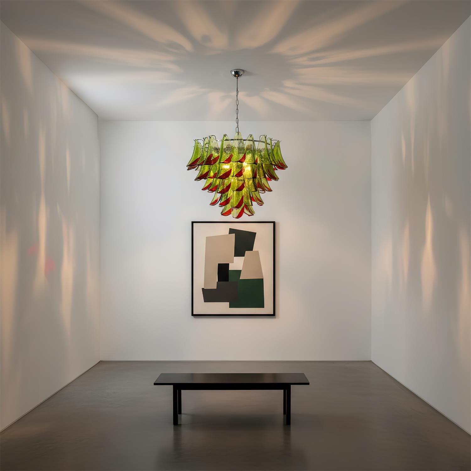 Emily Petal Modern Glass Chandelier