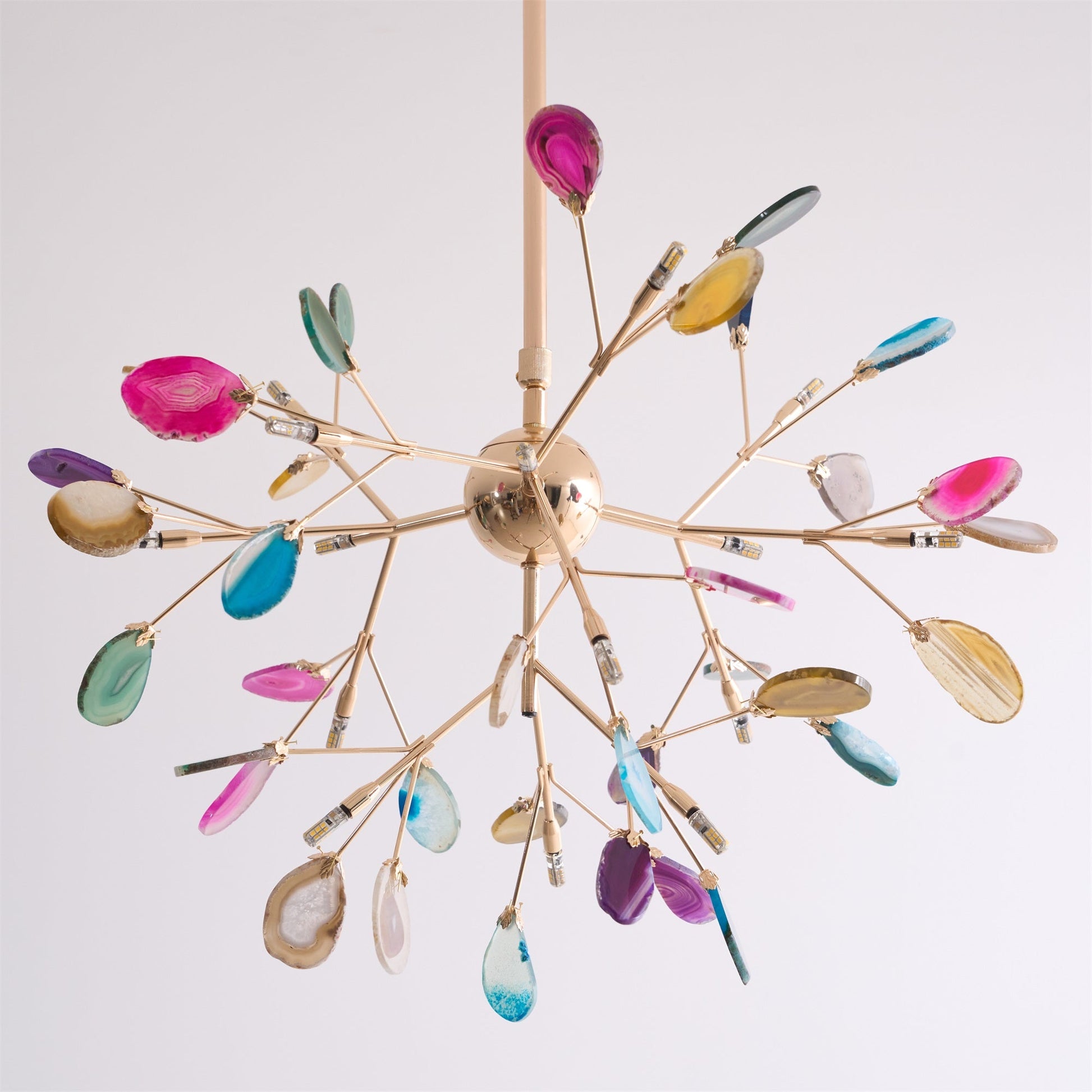 Agate Flake Chandelier - Blowlighting
